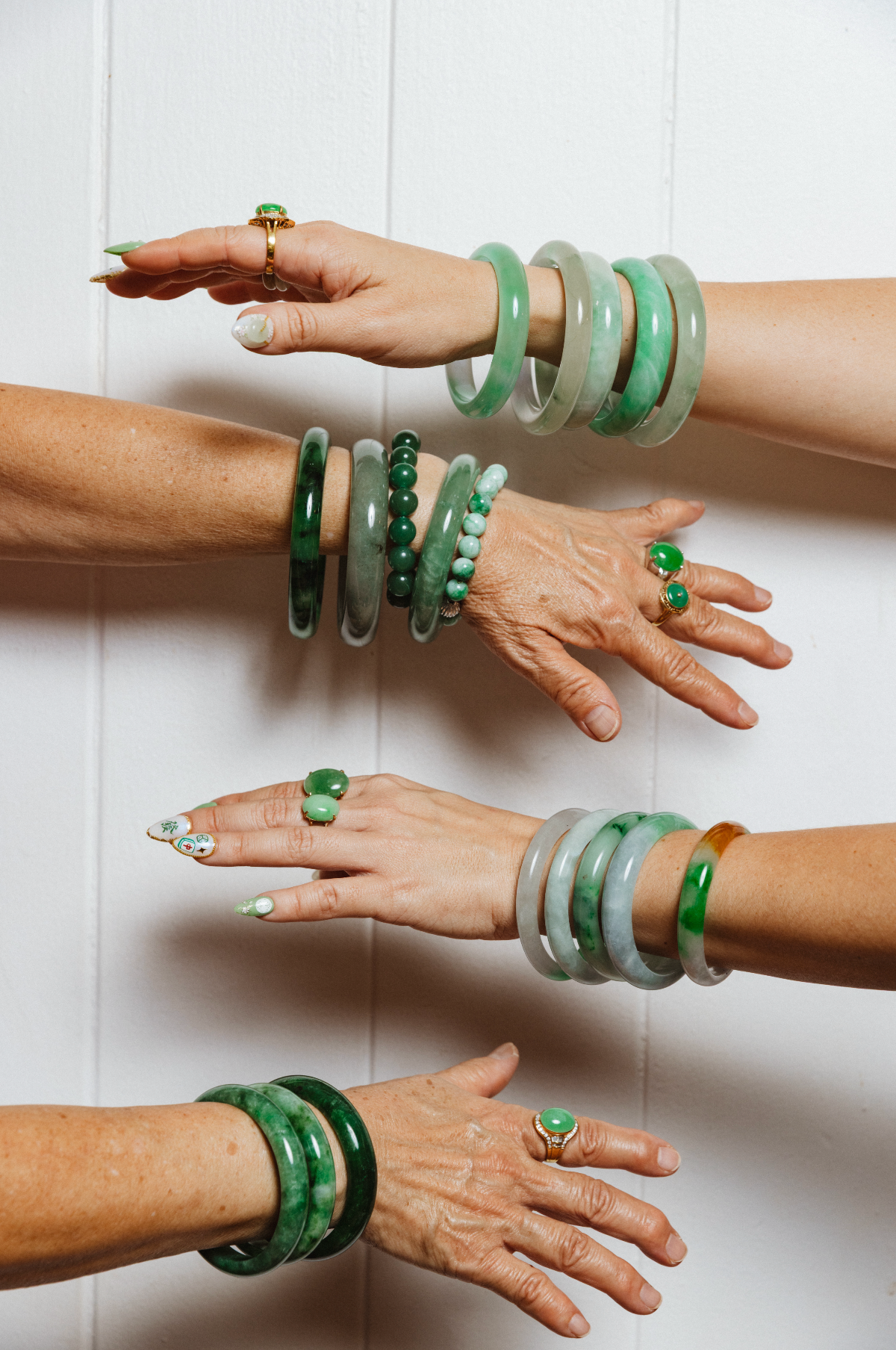 Jade Bangles + Bracelets