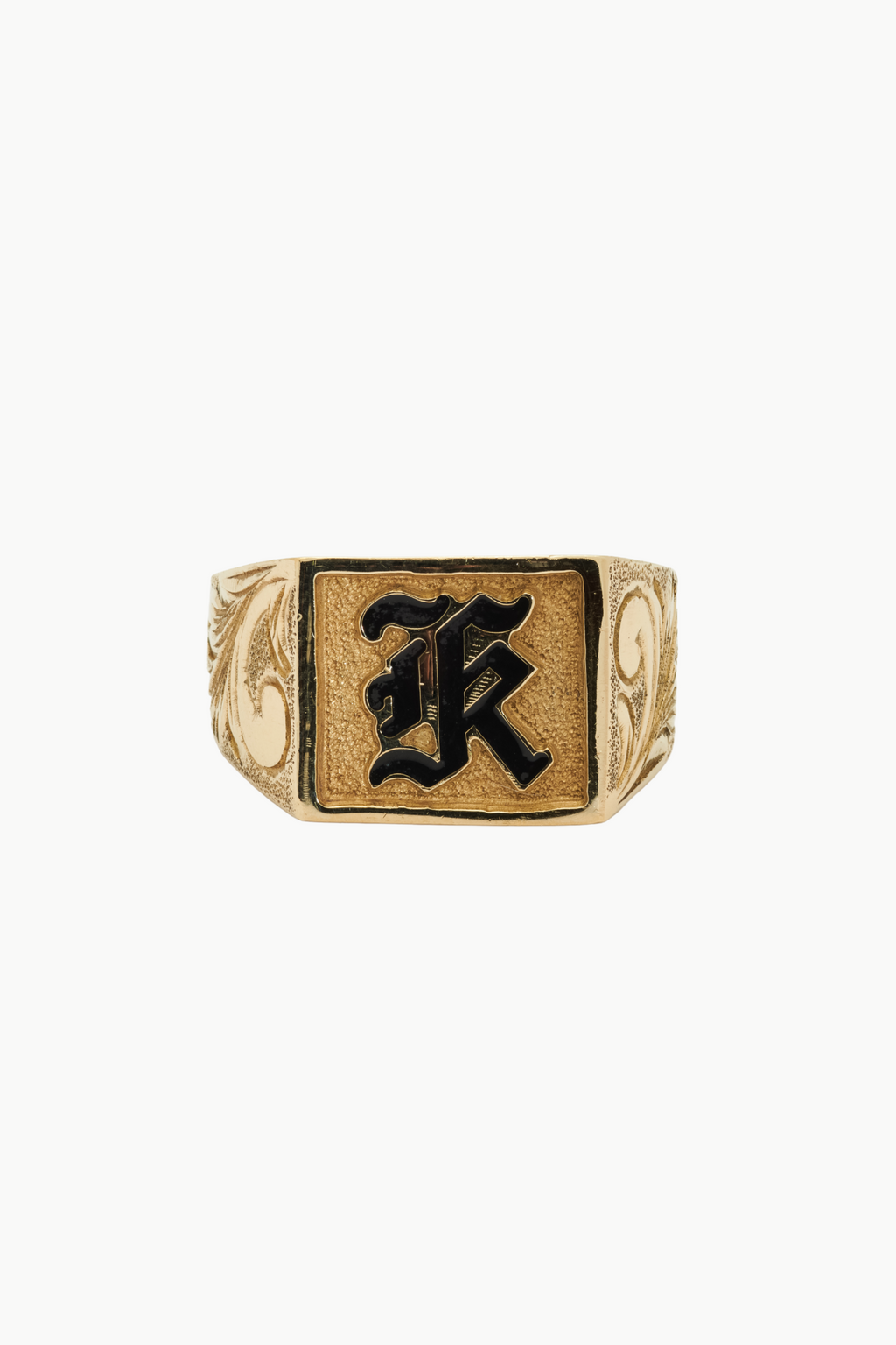 ʻKʻ Hawaiian Heritage Heirloom Signet Ring in Size 10.5