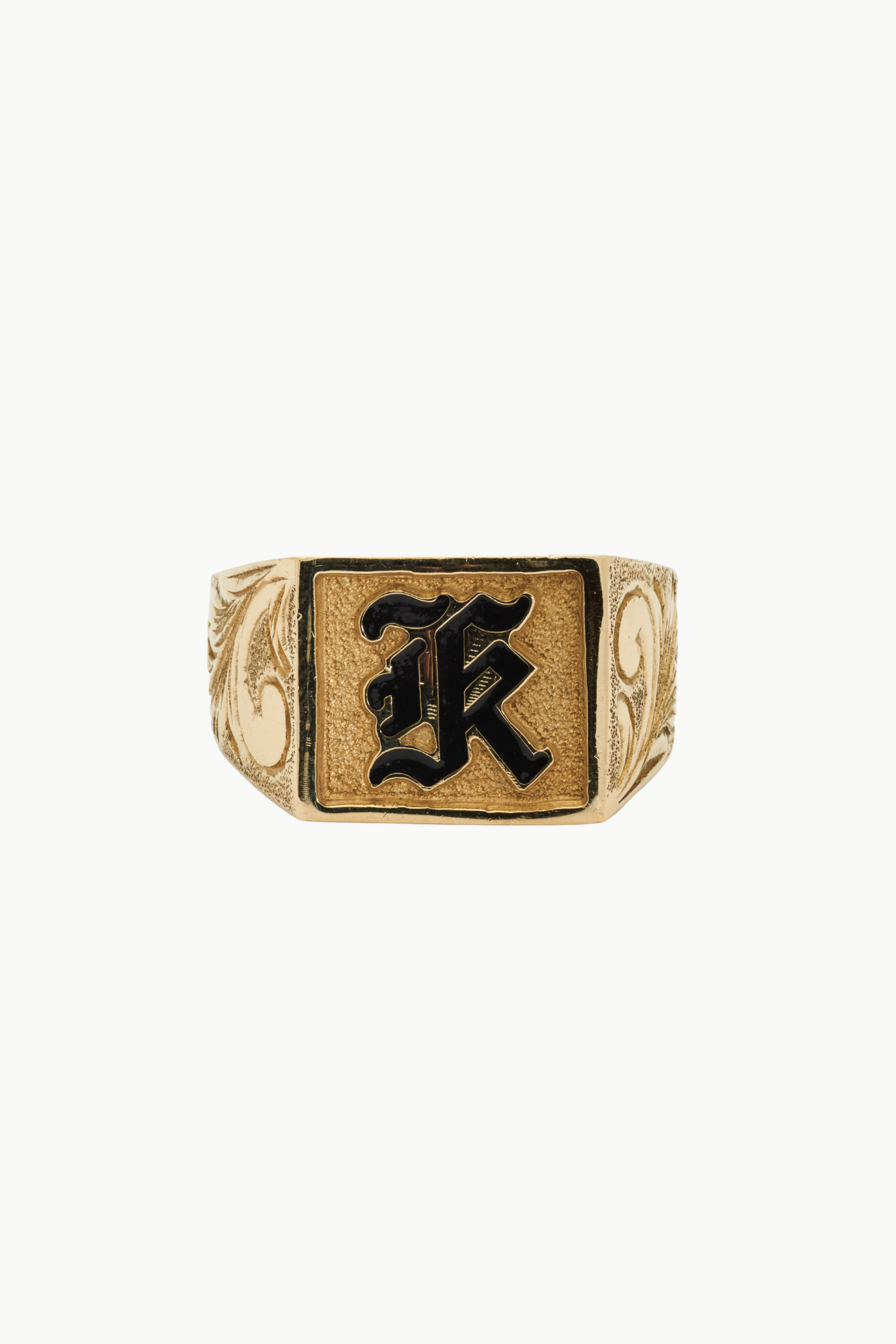 ʻKʻ Hawaiian Heritage Heirloom Signet Ring in Size 10.5
