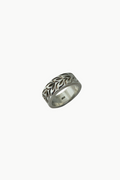 Maile Leaf HH Silver Ring in Size 13