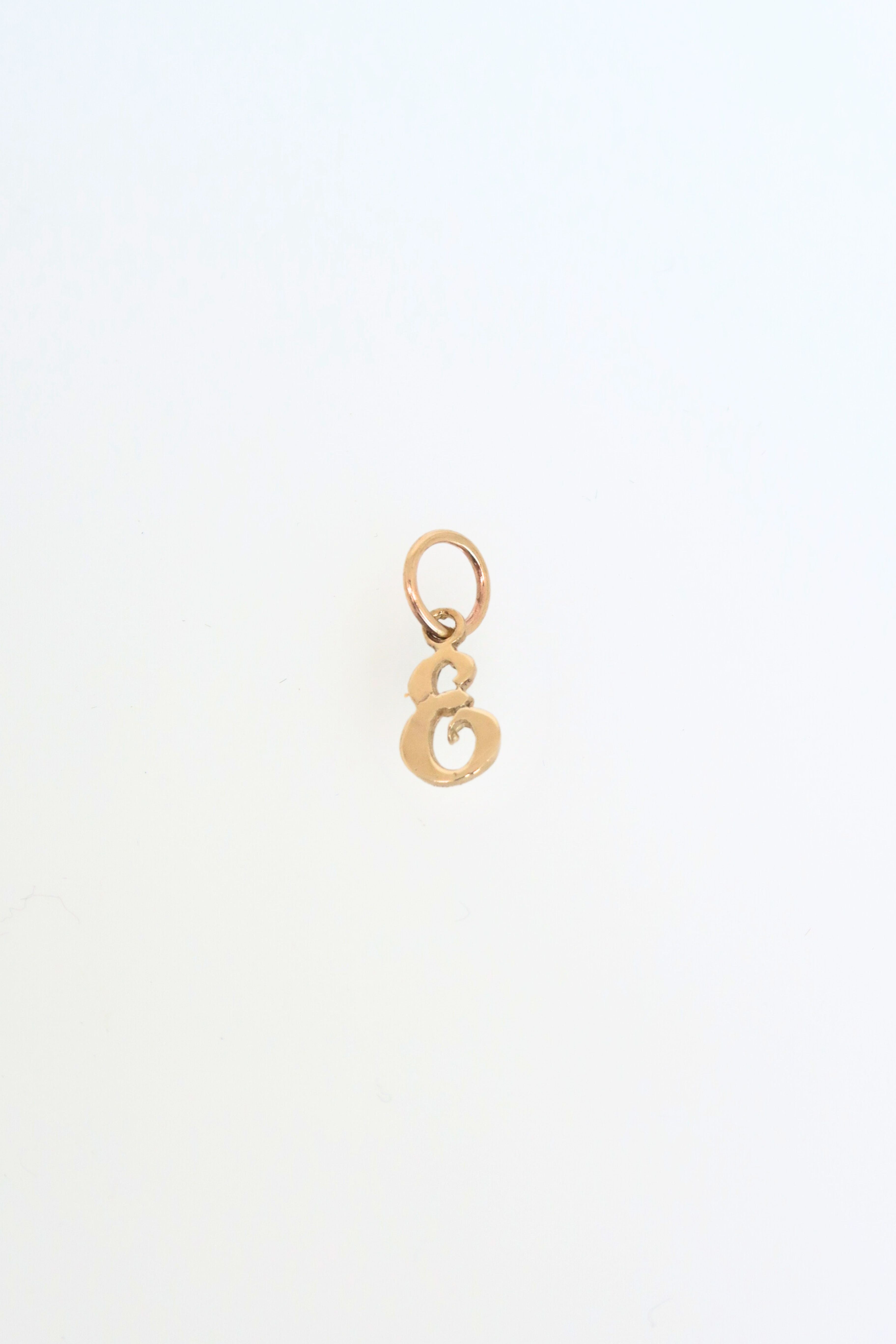 'E' Micro Initial Pendant