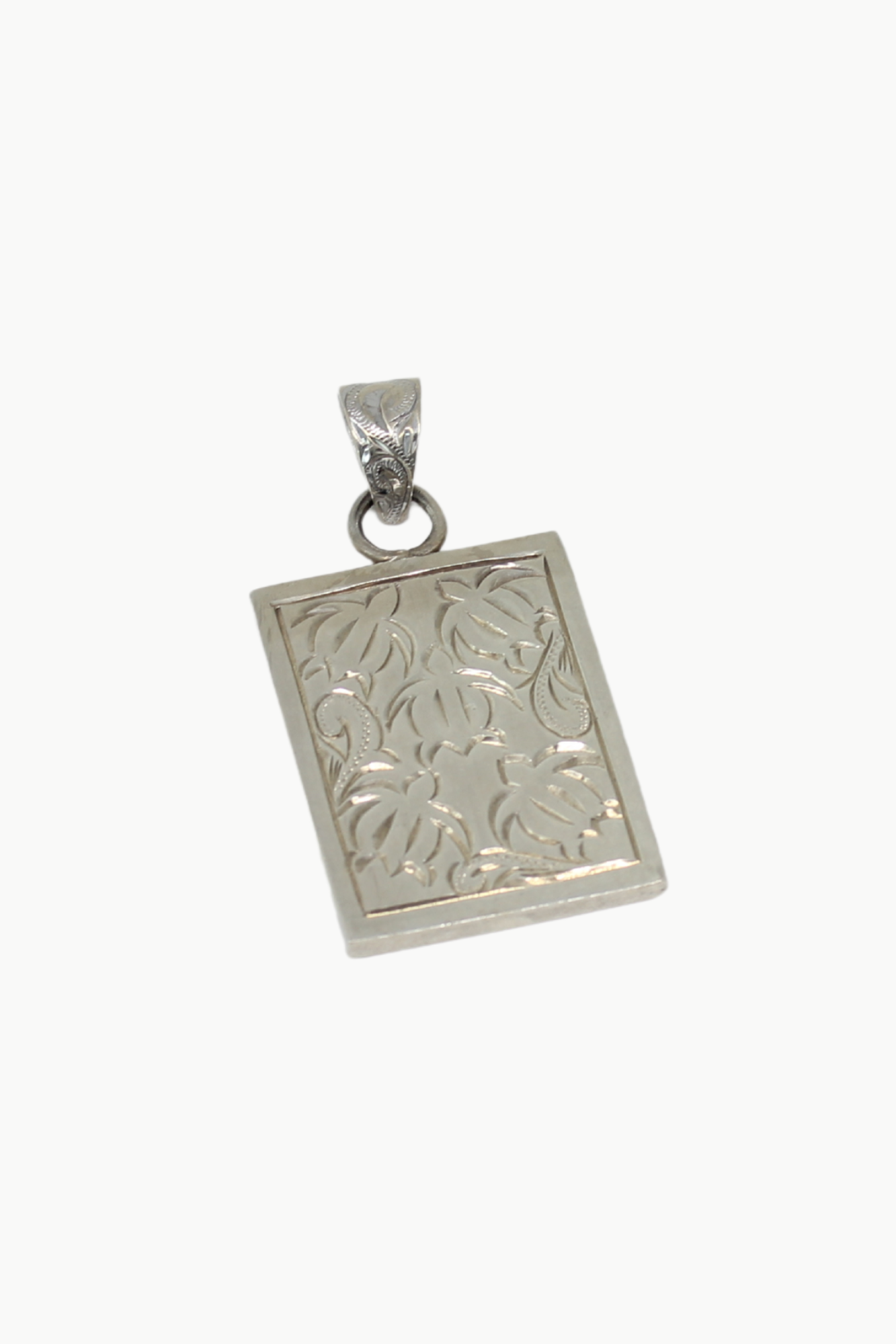 Two-Sided Honu Rectangular Pendant