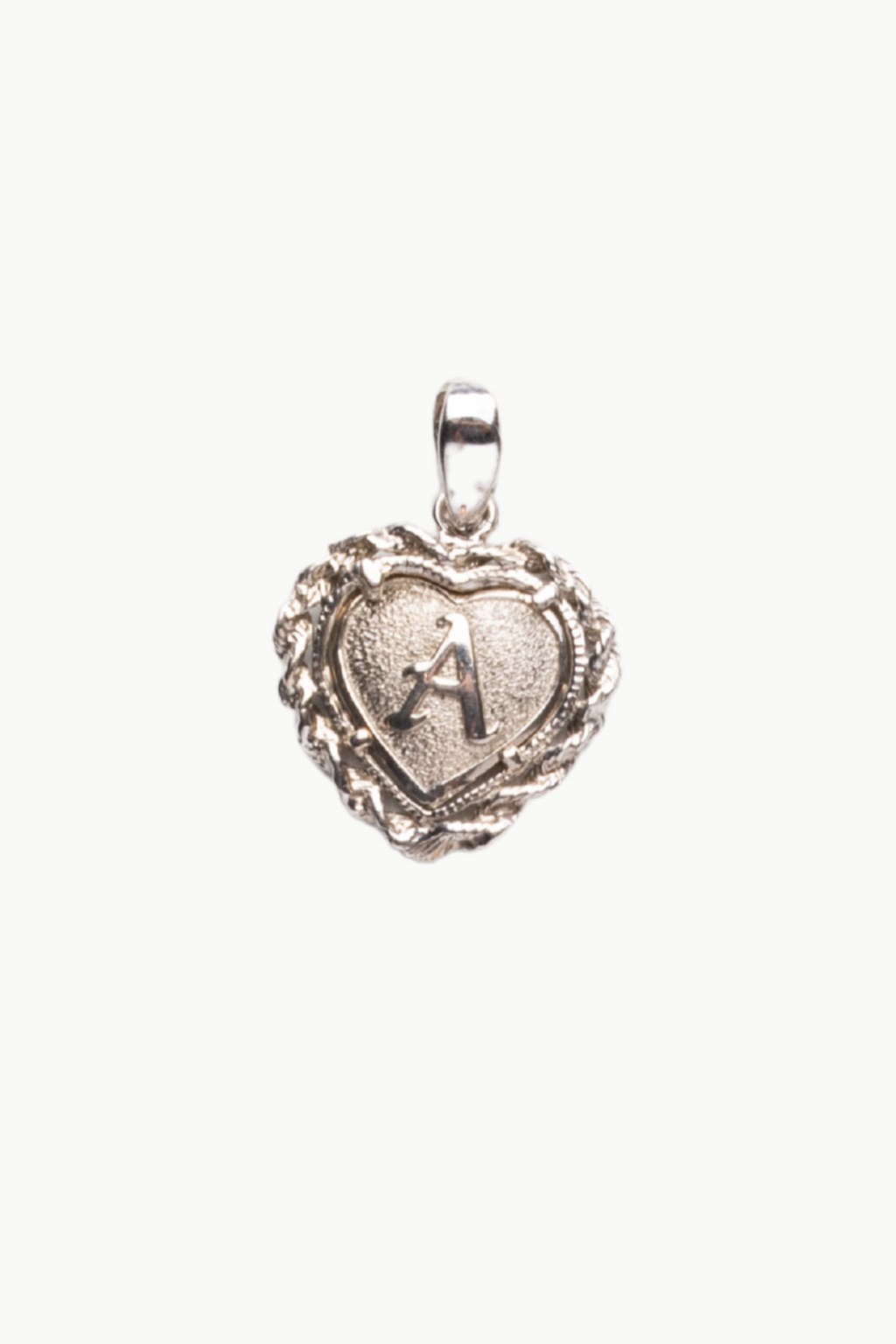 Braided Old English Initial Pendant