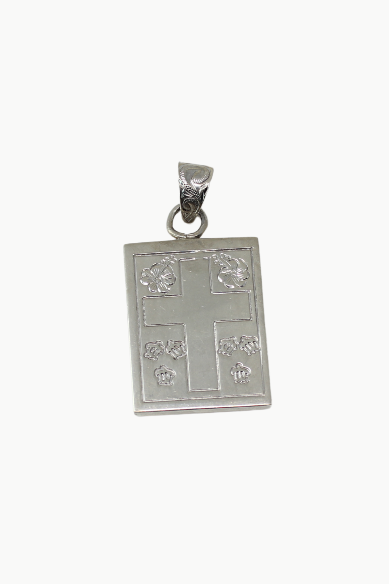 Two-Sided Honu Rectangular Pendant