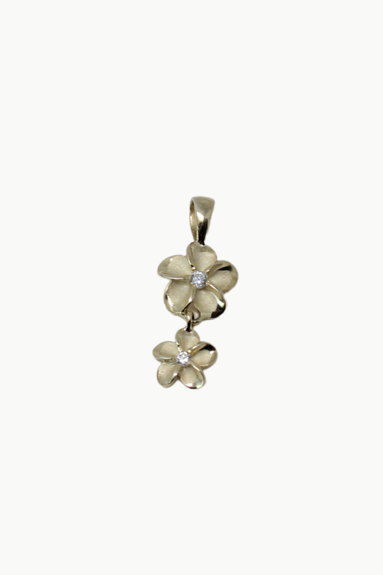 Double Plumeria Pendant