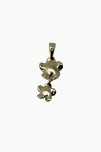 Double Plumeria Pendant