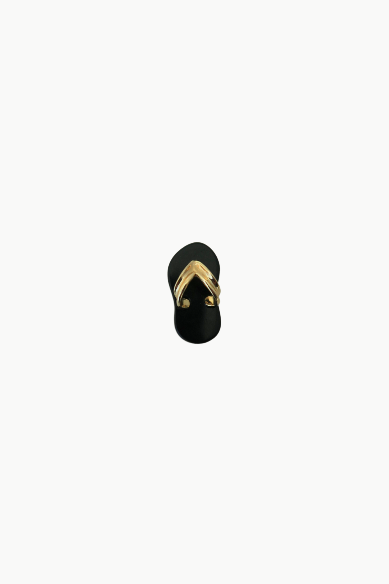 Mini Black Jade Slippah Pendant