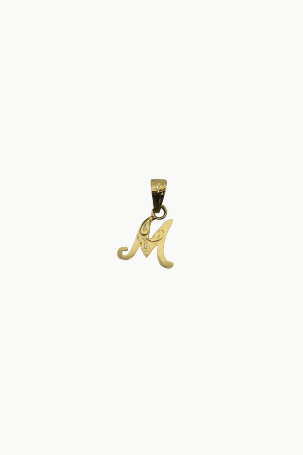 Mini 'M' Initial Pendant