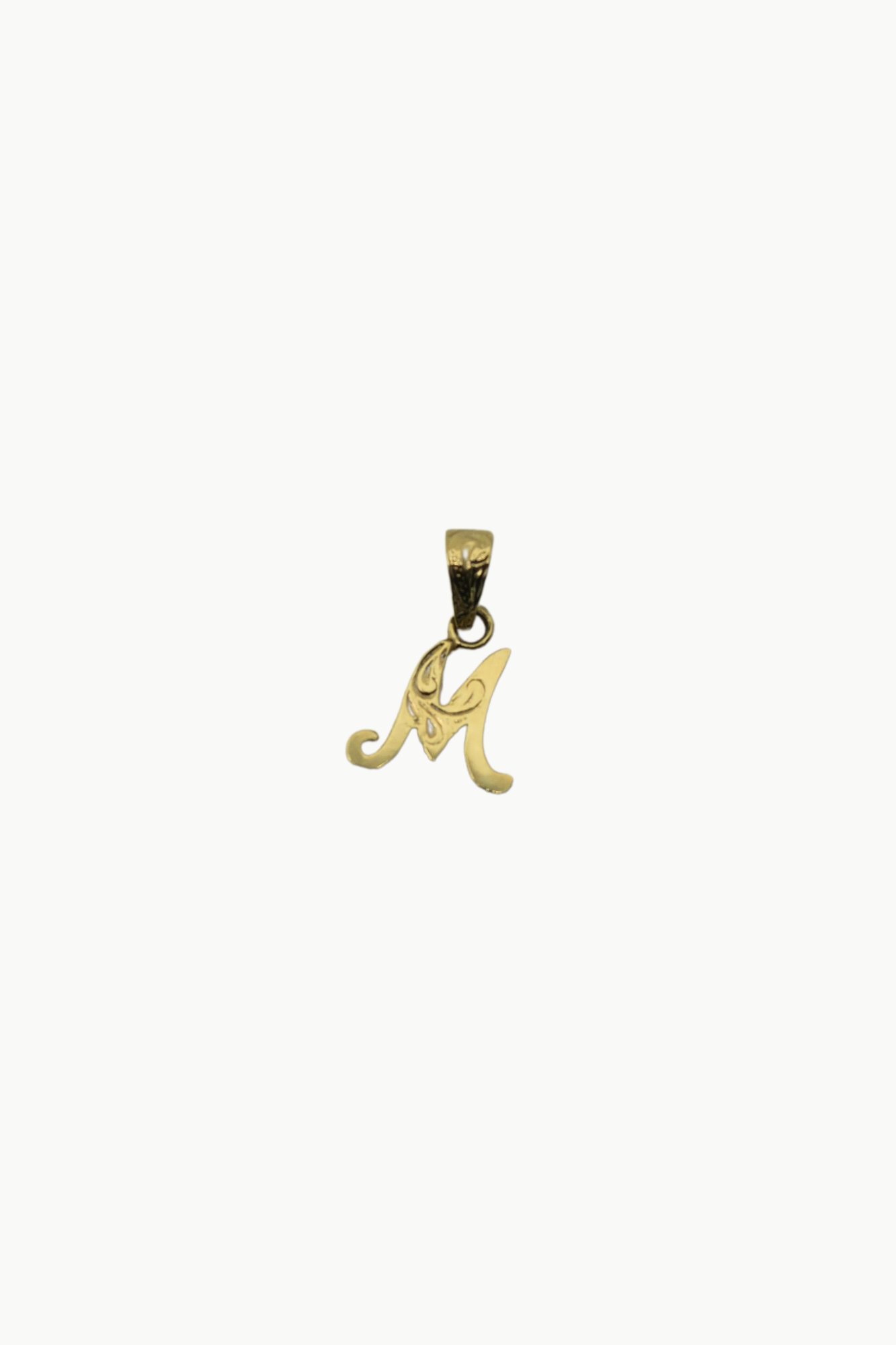 Mini 'M' Initial Pendant
