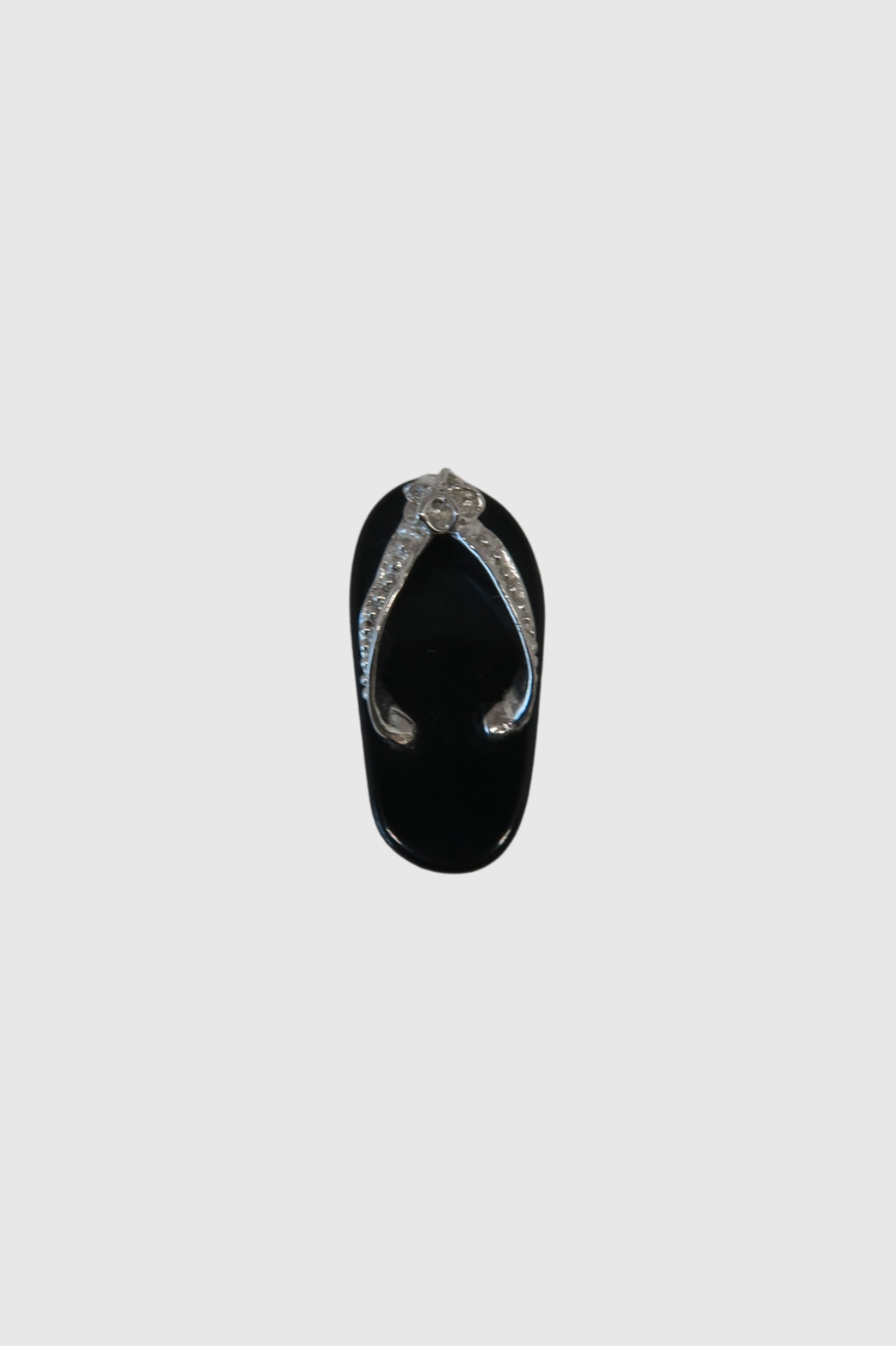 Black Onyx Pua Slippah Pendant