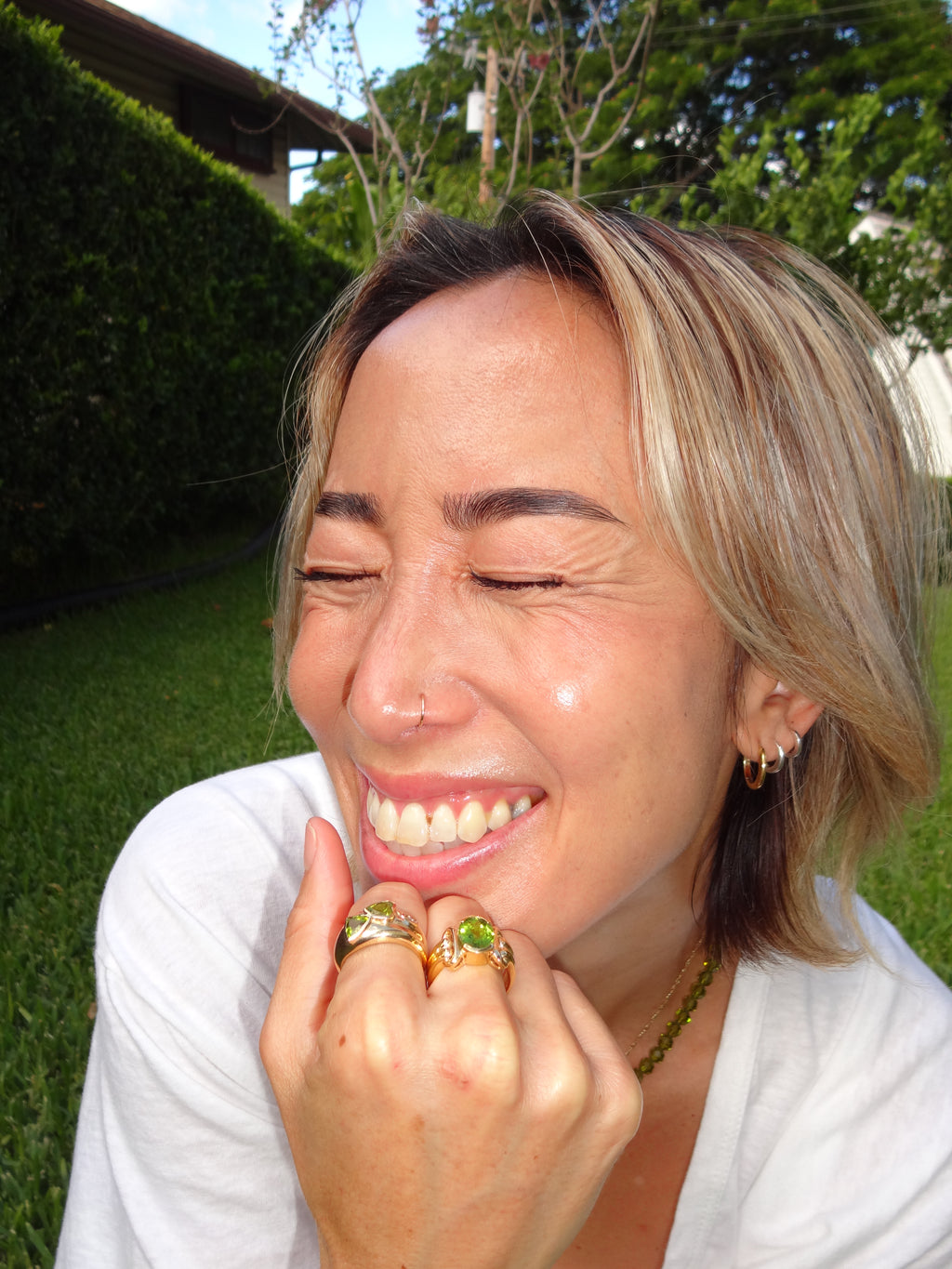 Lindsey Peridot Ring [Size 6.75]