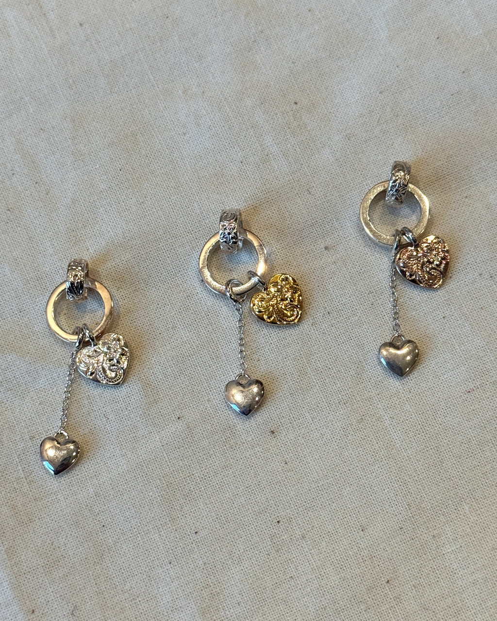 Dangling Hearts Pendant