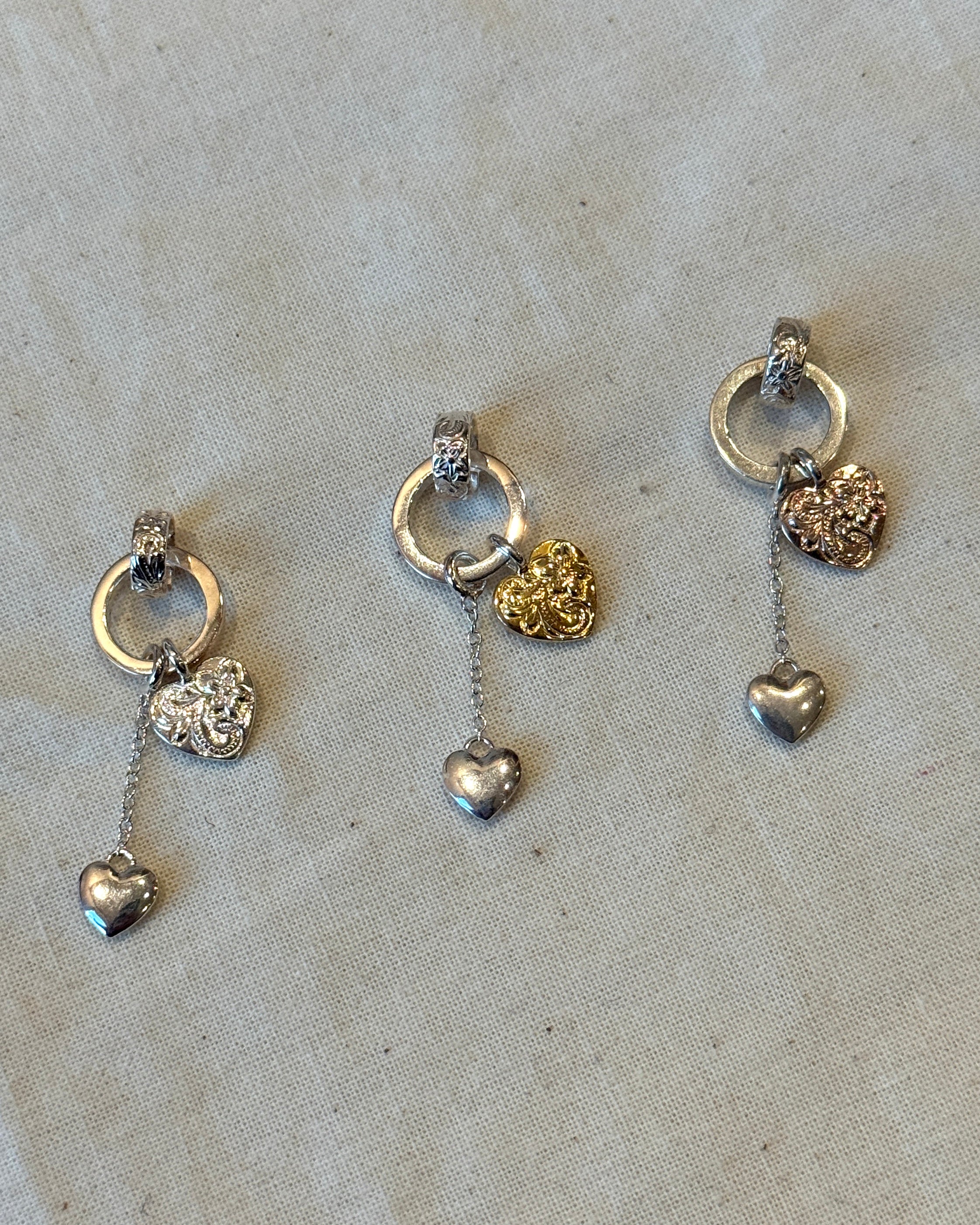 Dangling Hearts Pendant