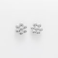 Dotted Flower Stud Earrings