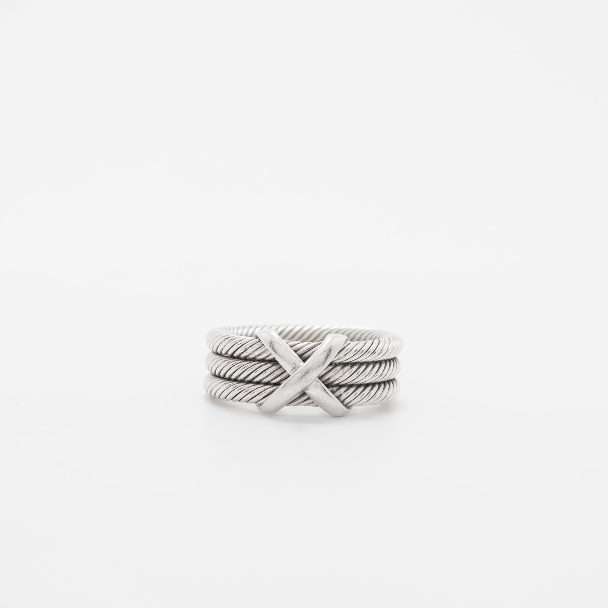 "X" Triple Band Ring