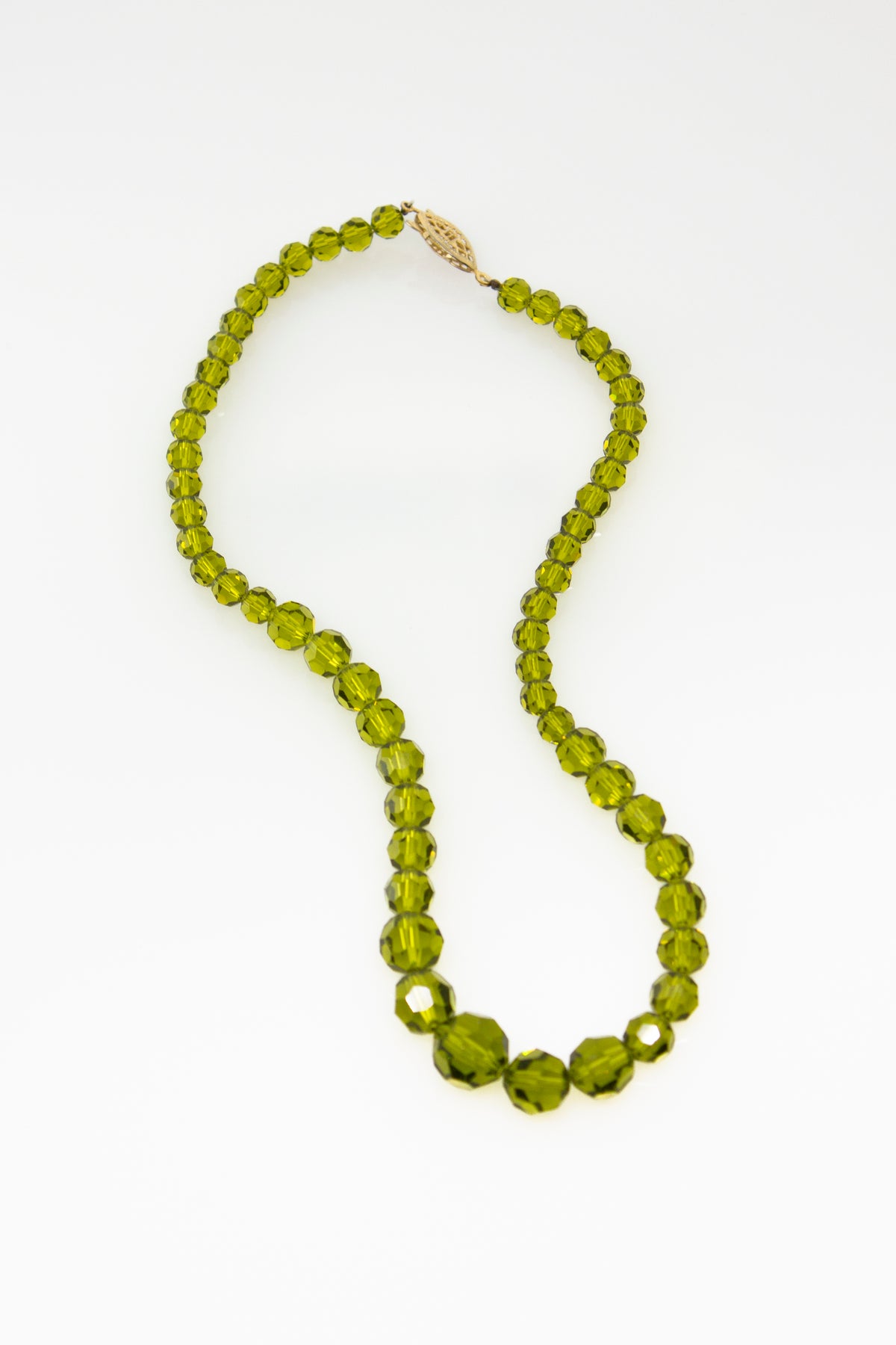 Mari-Jo Peridot Beaded Necklace