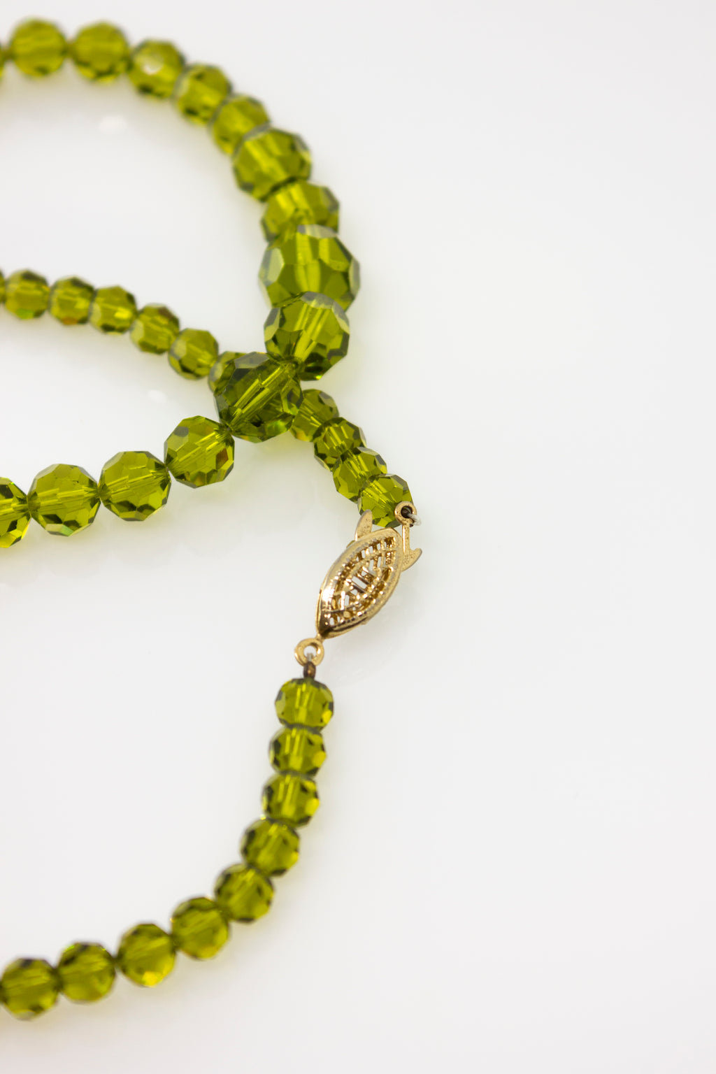 Mari-Jo Peridot Beaded Necklace