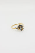 Tomiye Flower Sapphire Ring [Size 6.25]