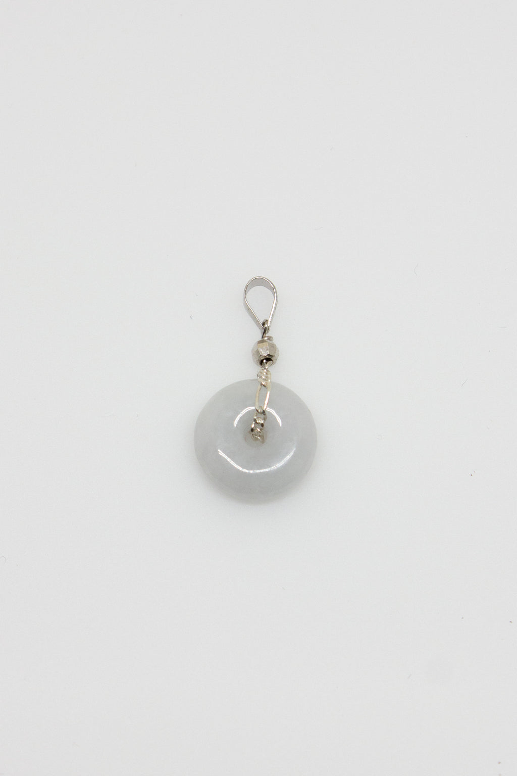 Icicle Jade Donut Pendant