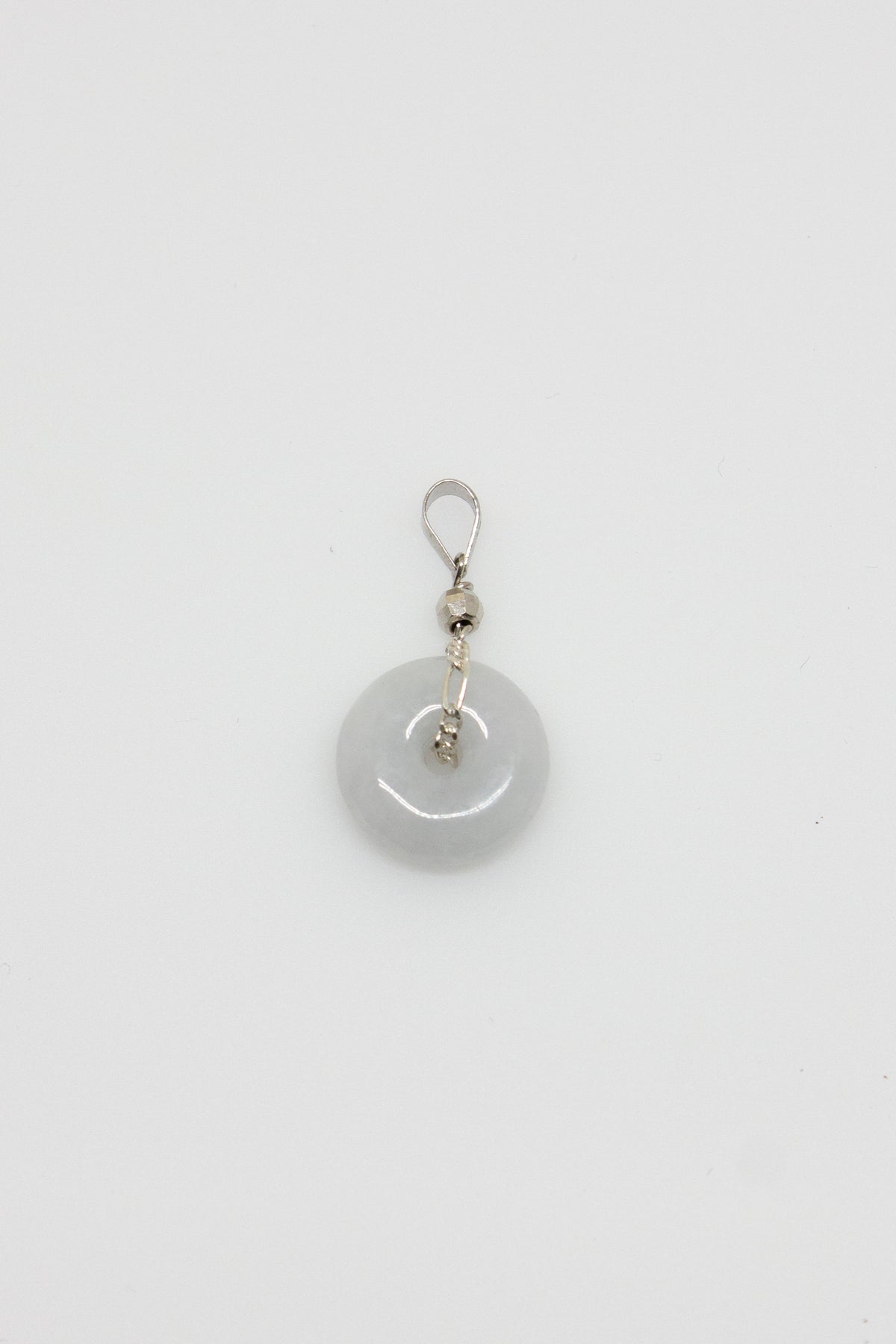 Icicle Jade Donut Pendant