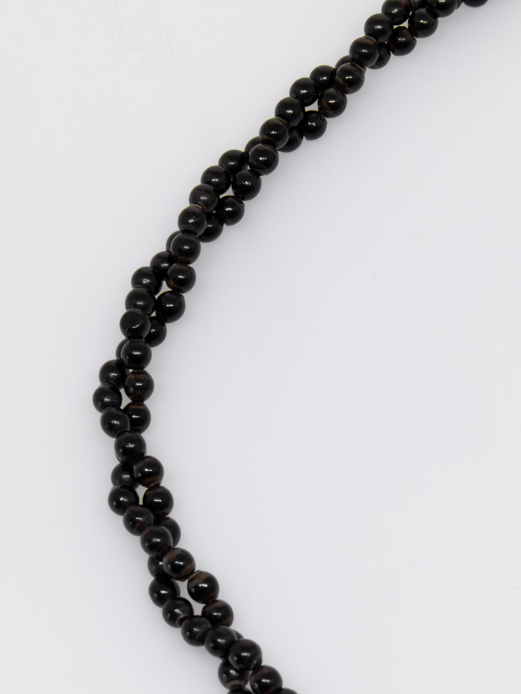 Black Coral Twist Necklace
