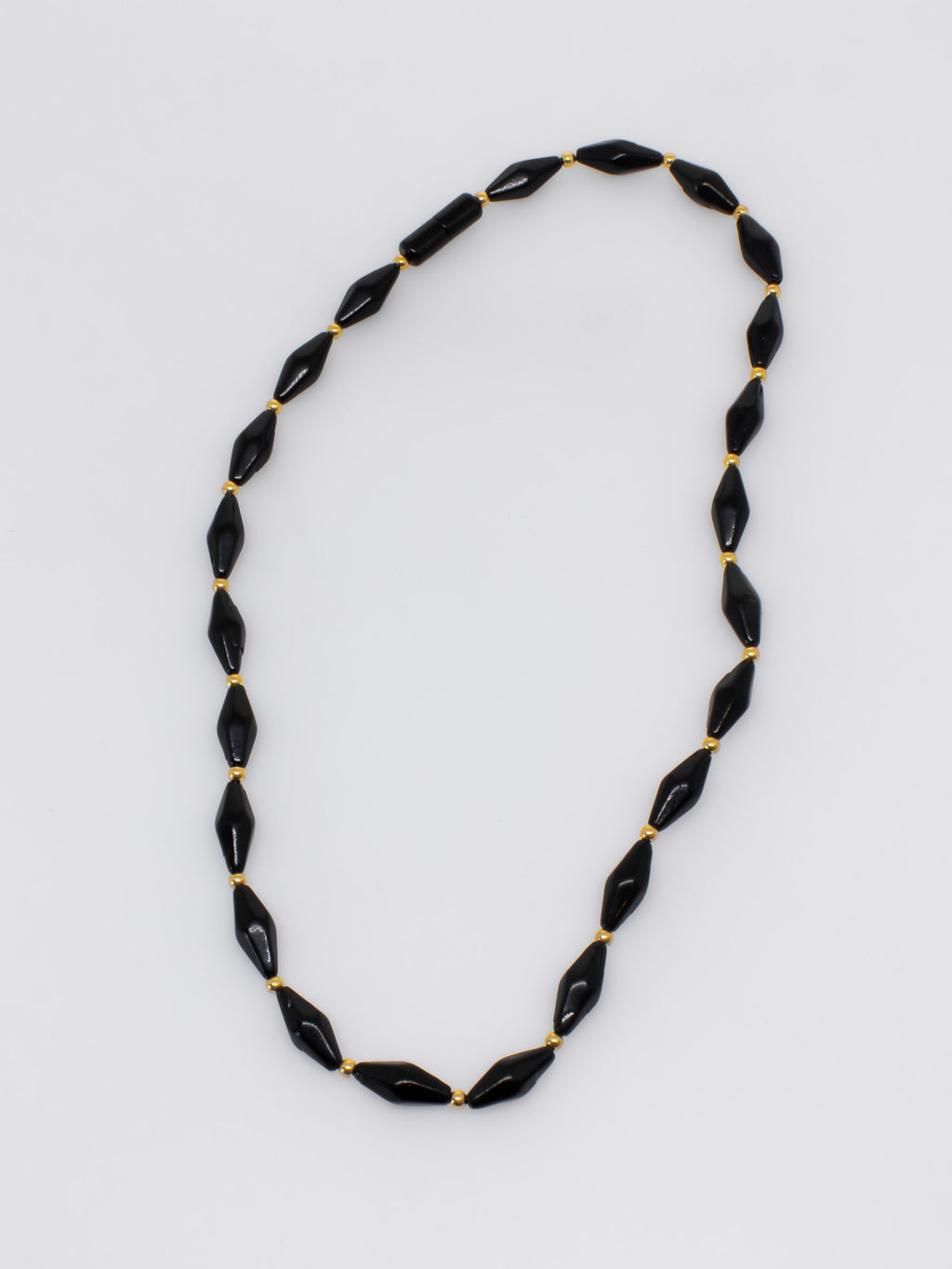 Black Coral Marquise Neckalace