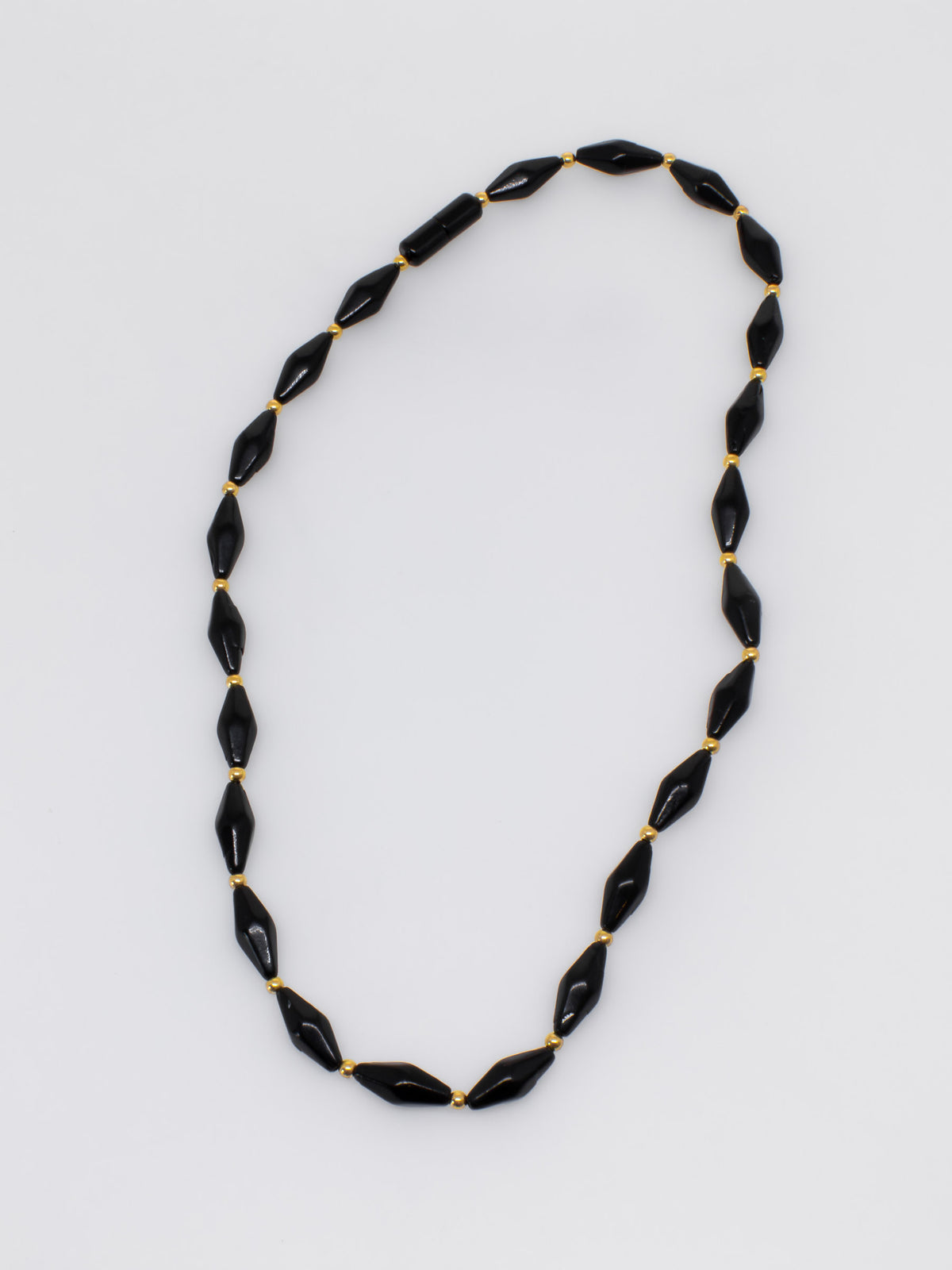 Black Coral Marquise Neckalace