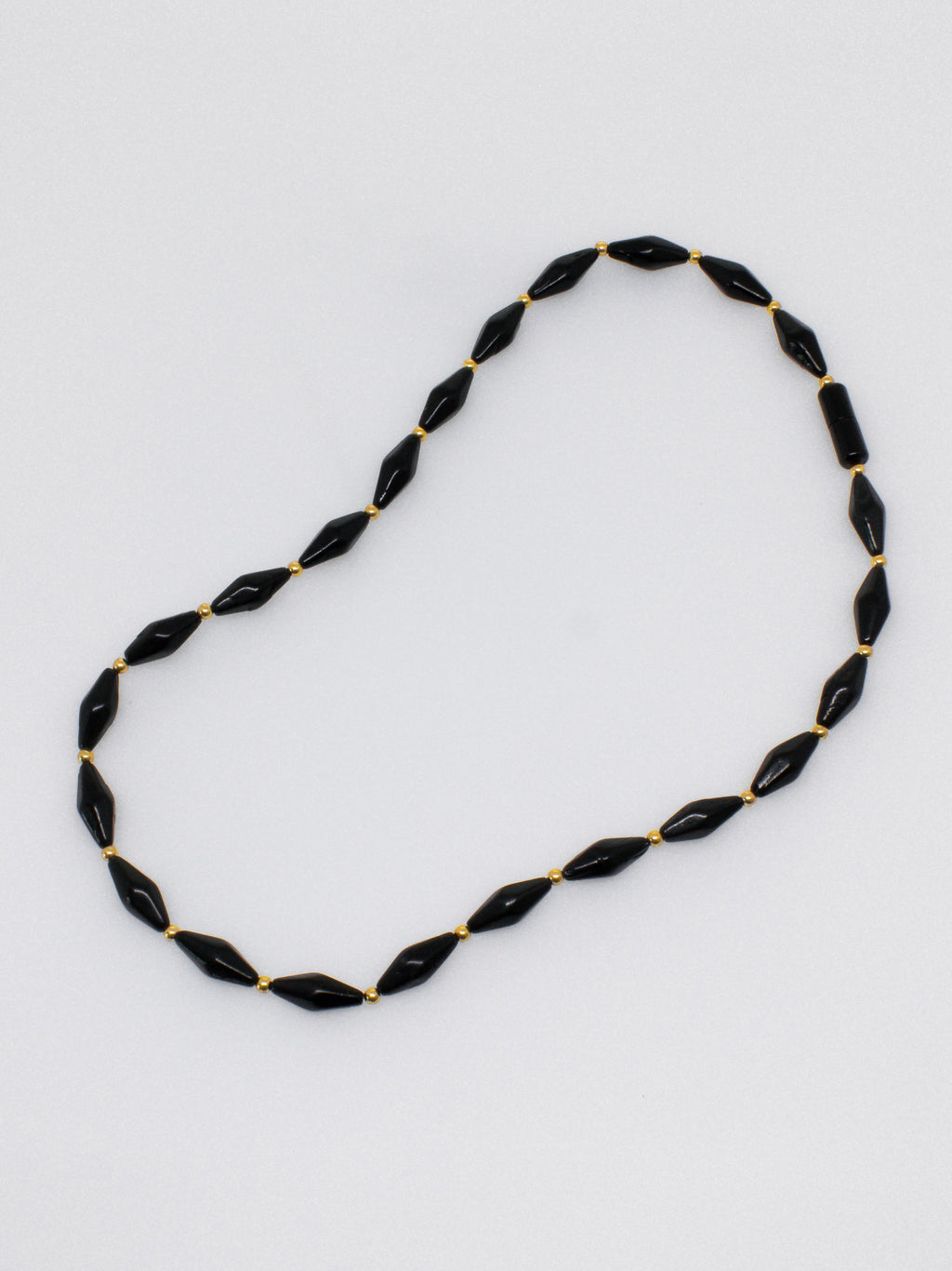 Black Coral Marquise Neckalace