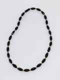 Black Coral Large Seed Necklace