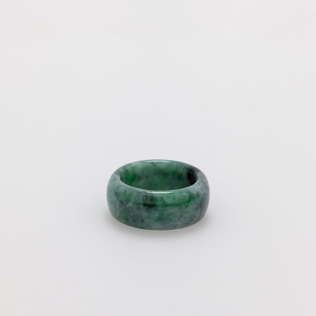 Dark Green Jade Ring