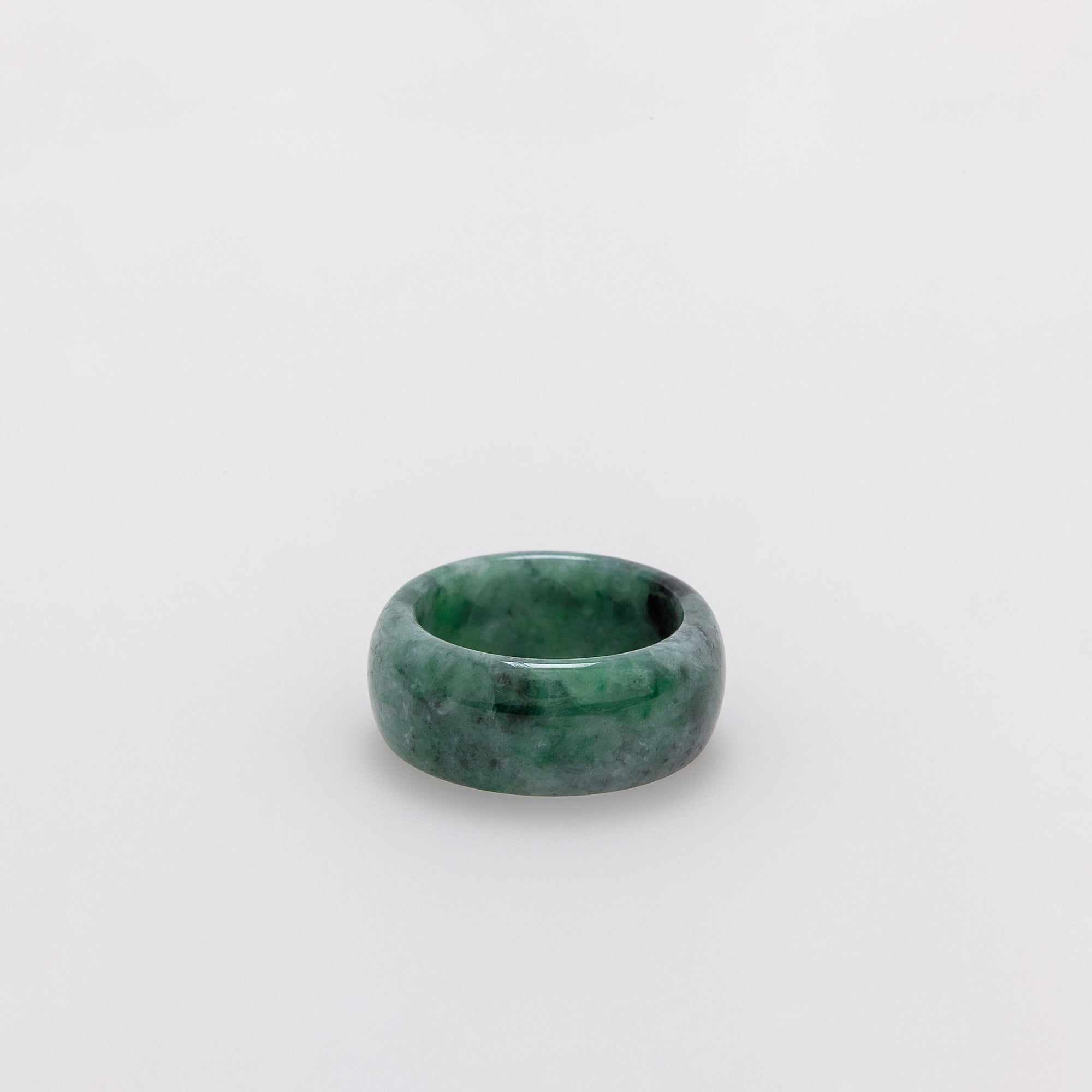 Dark Green Jade Ring