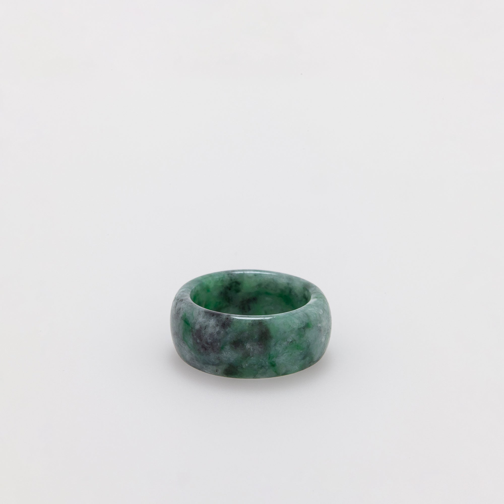 Dark Green Jade Ring
