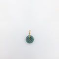 Dotted Jade Donut Pendant