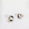 Duo Dangle Heart Earrings