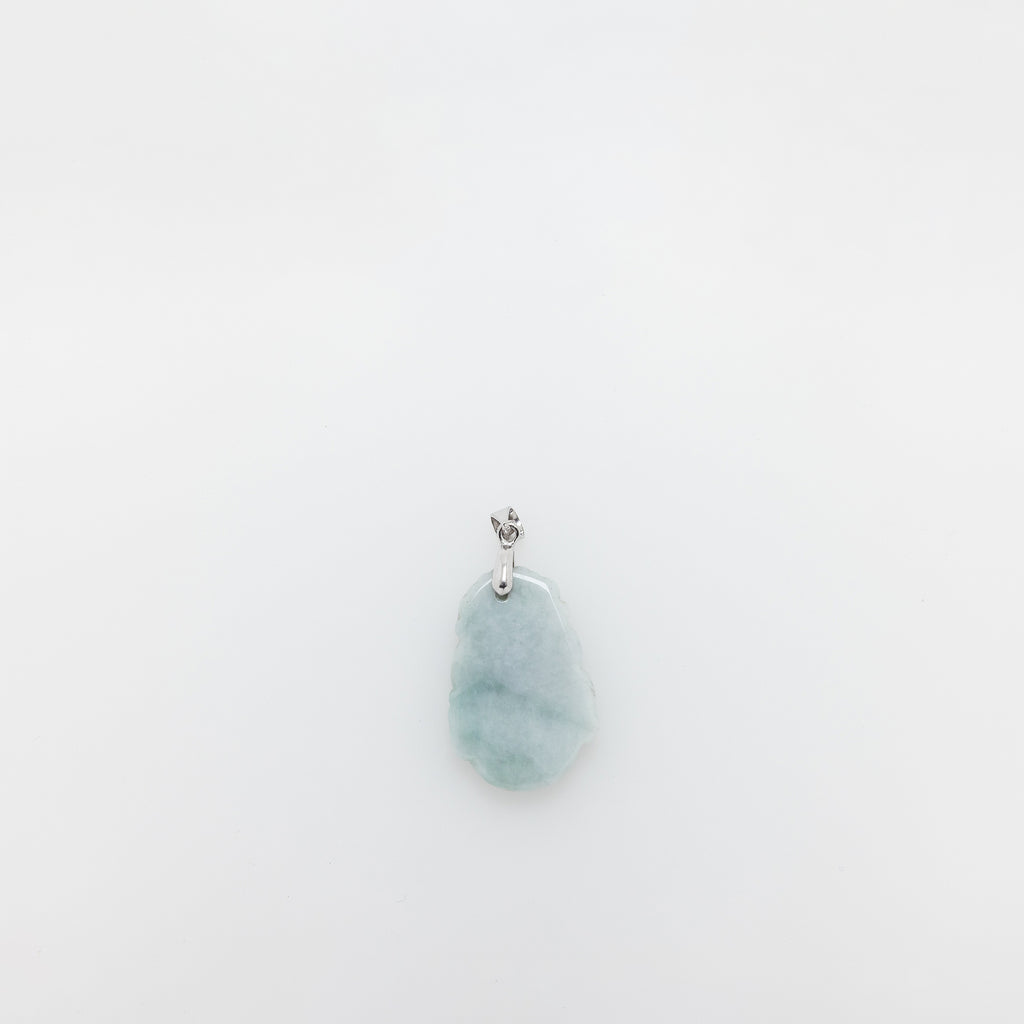 Year of the Goat Carved Jade Pendant
