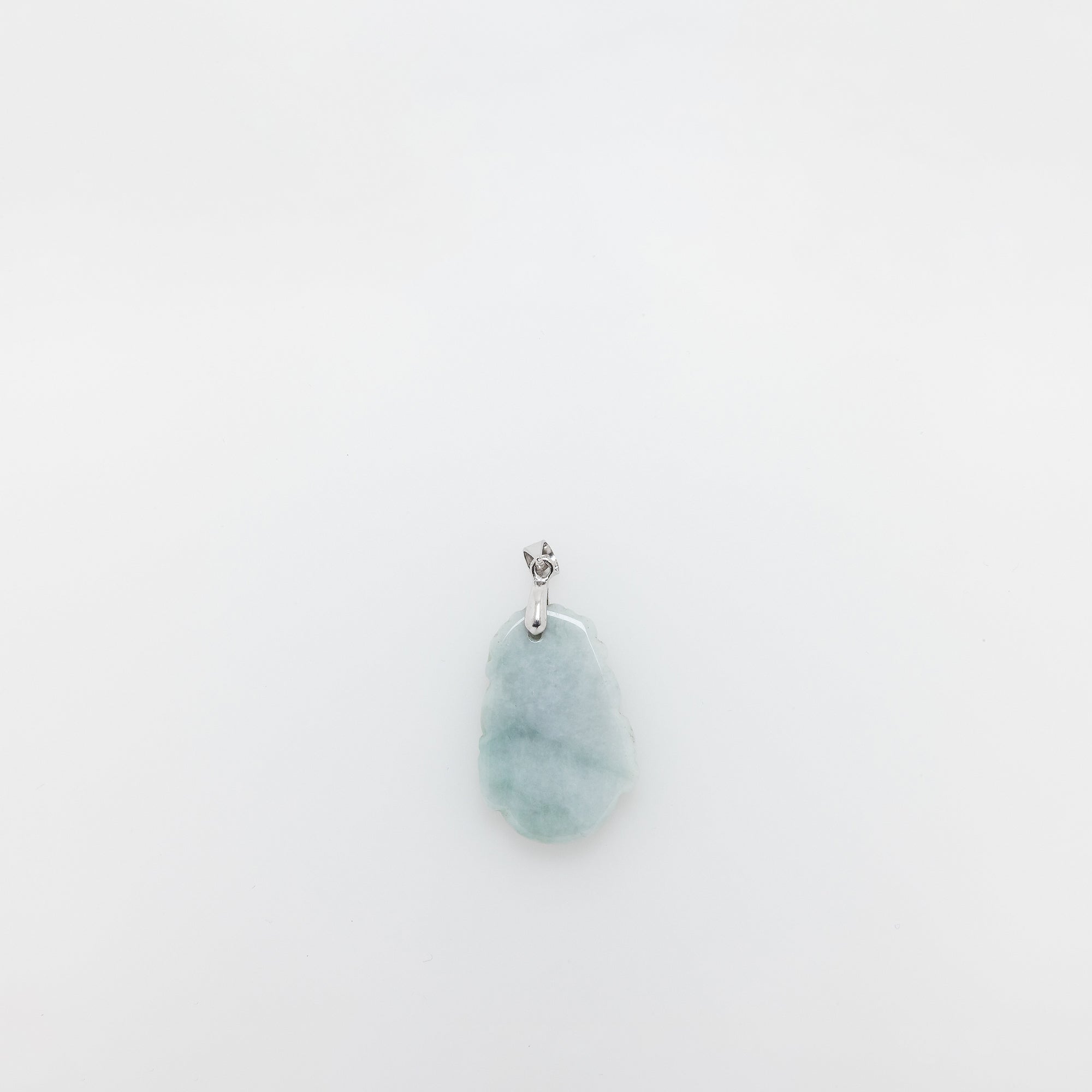 Year of the Goat Carved Jade Pendant