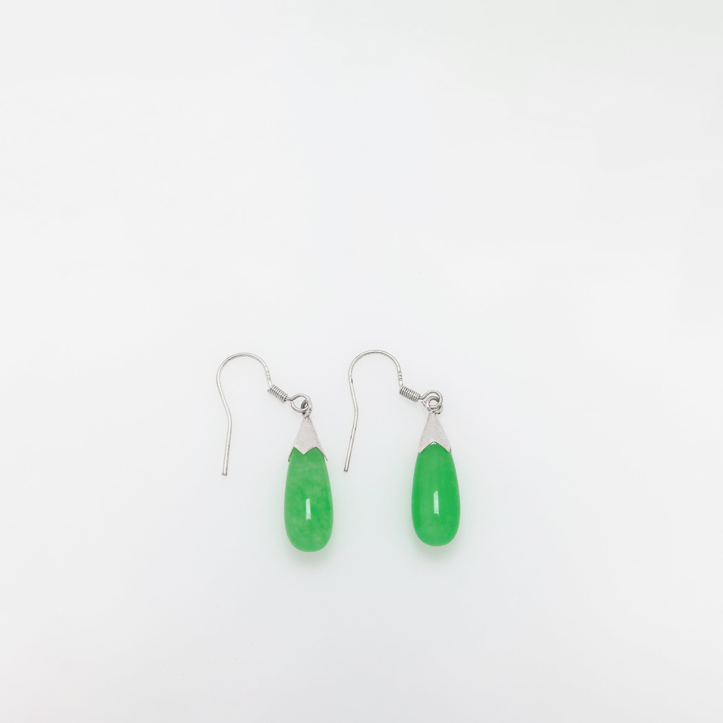 Jade Eggplant Earrings