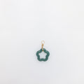 Jade Flower Outline Pendant