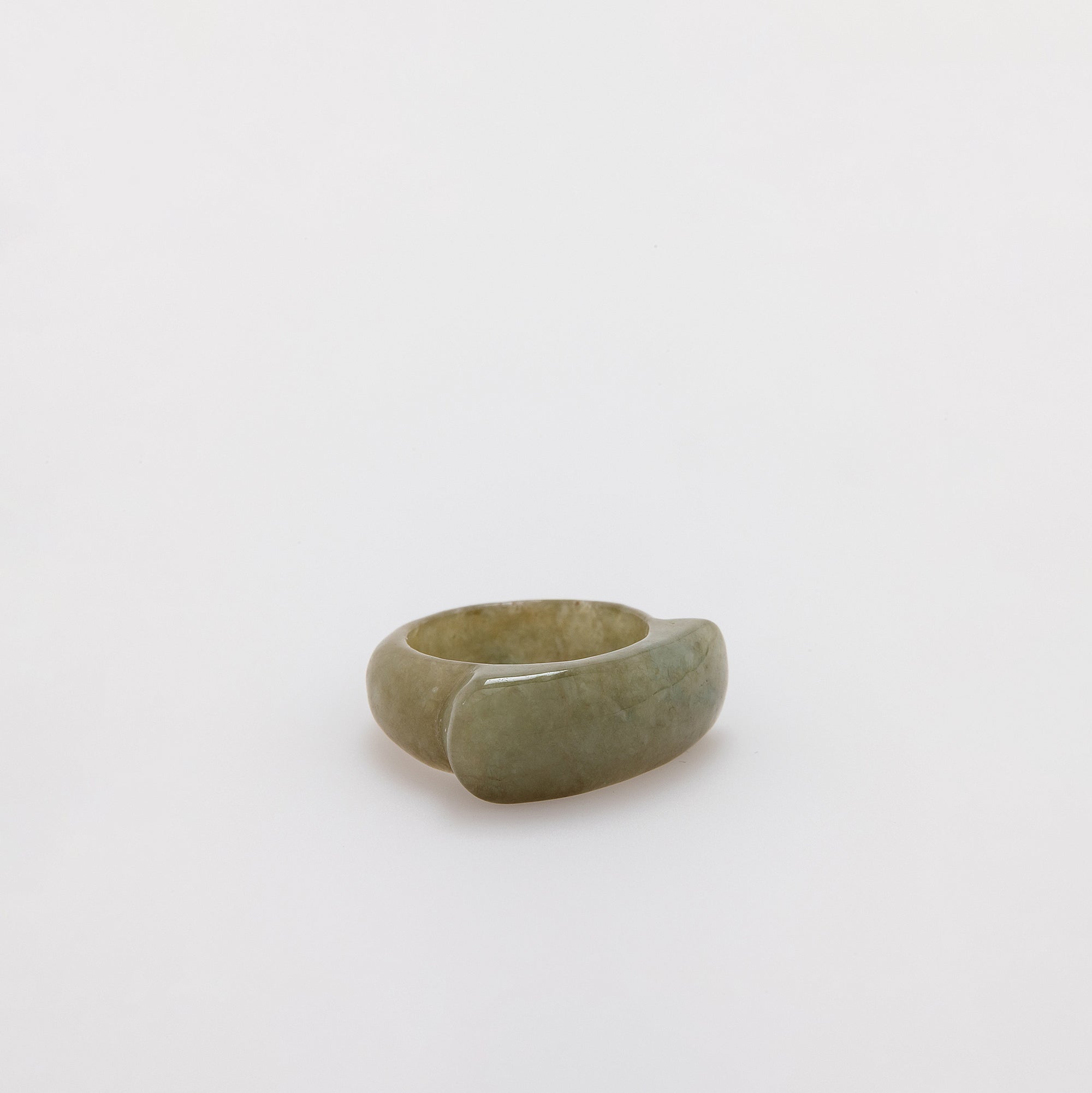 Moss Green Jade Ring