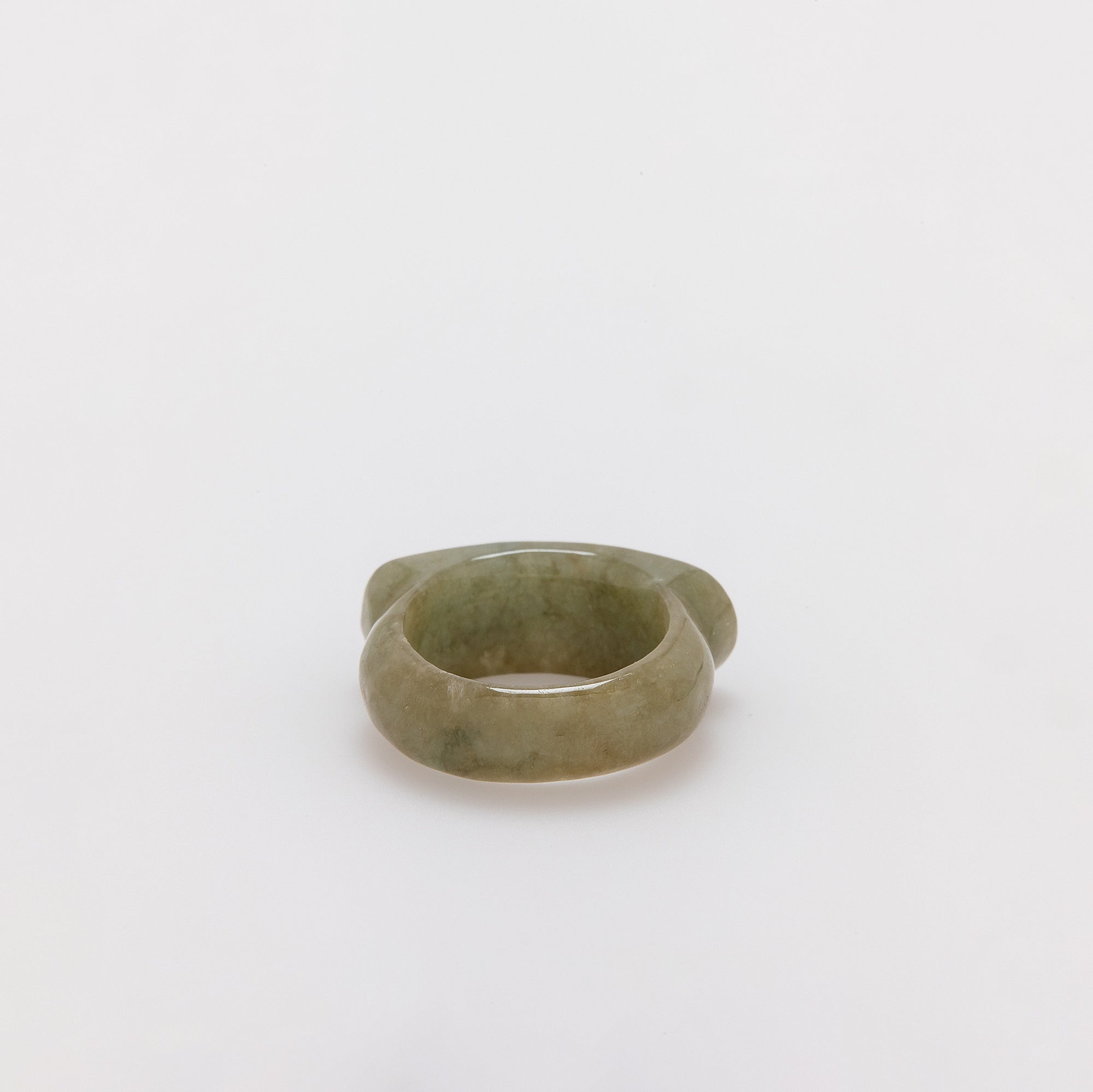 Moss Green Jade Ring