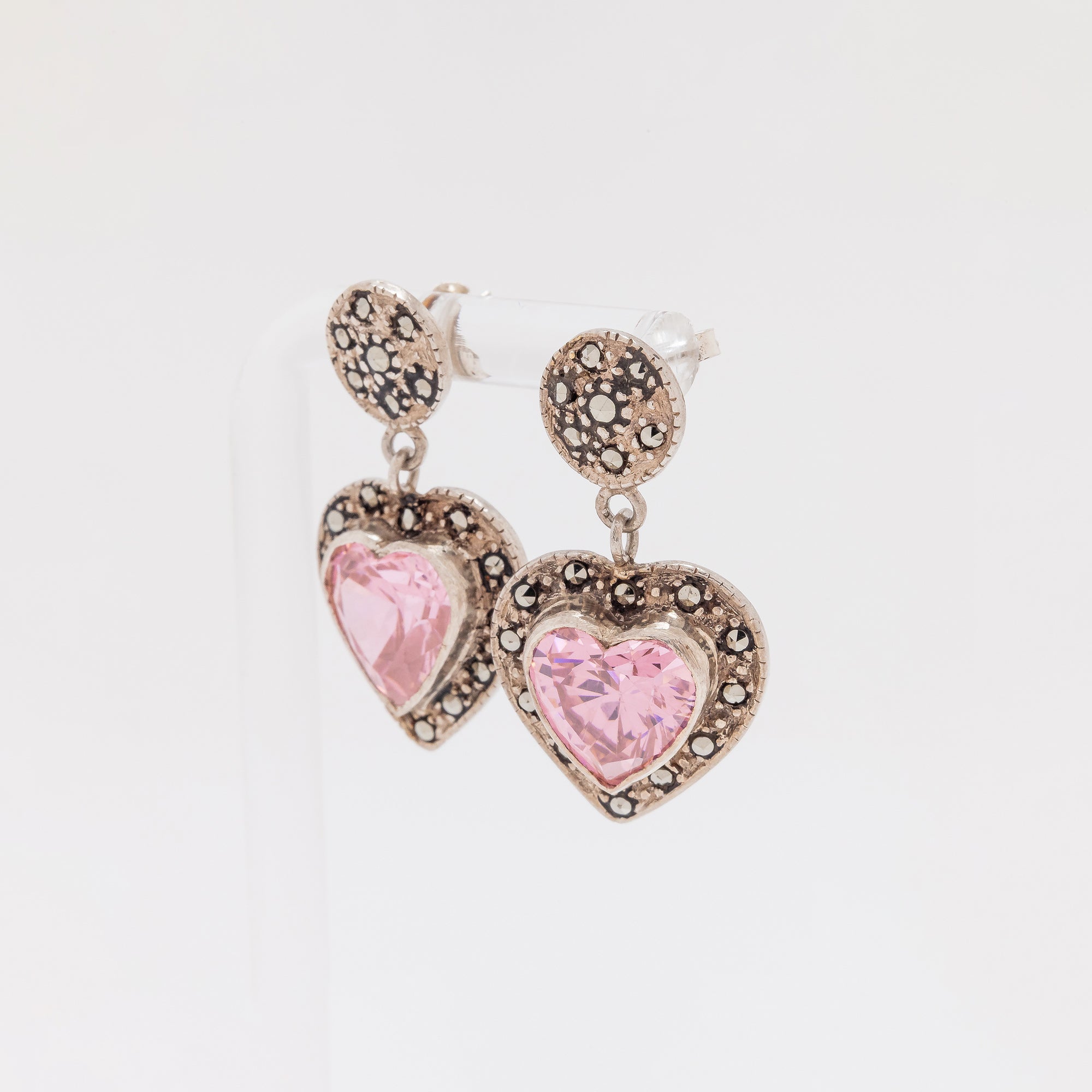 Pink Moon Crystal Power Earrings