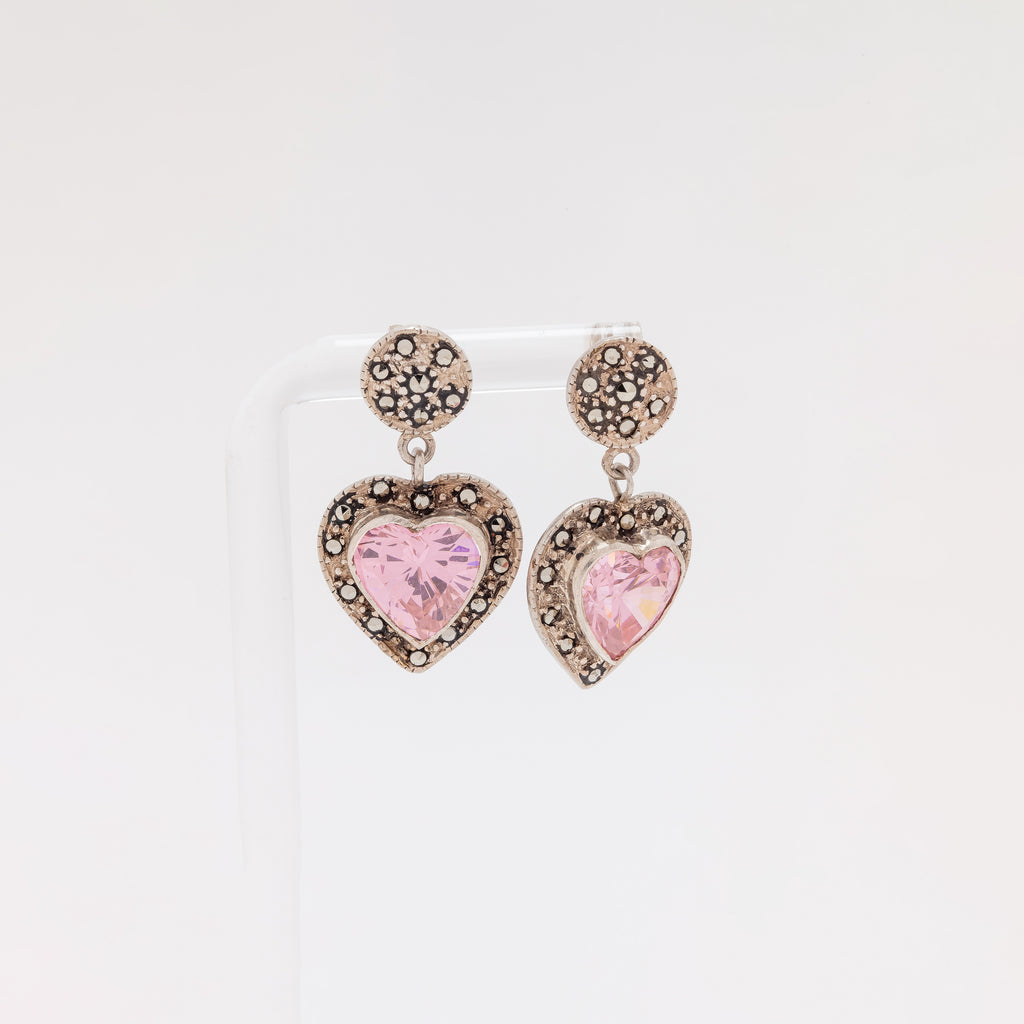 Pink Moon Crystal Power Earrings