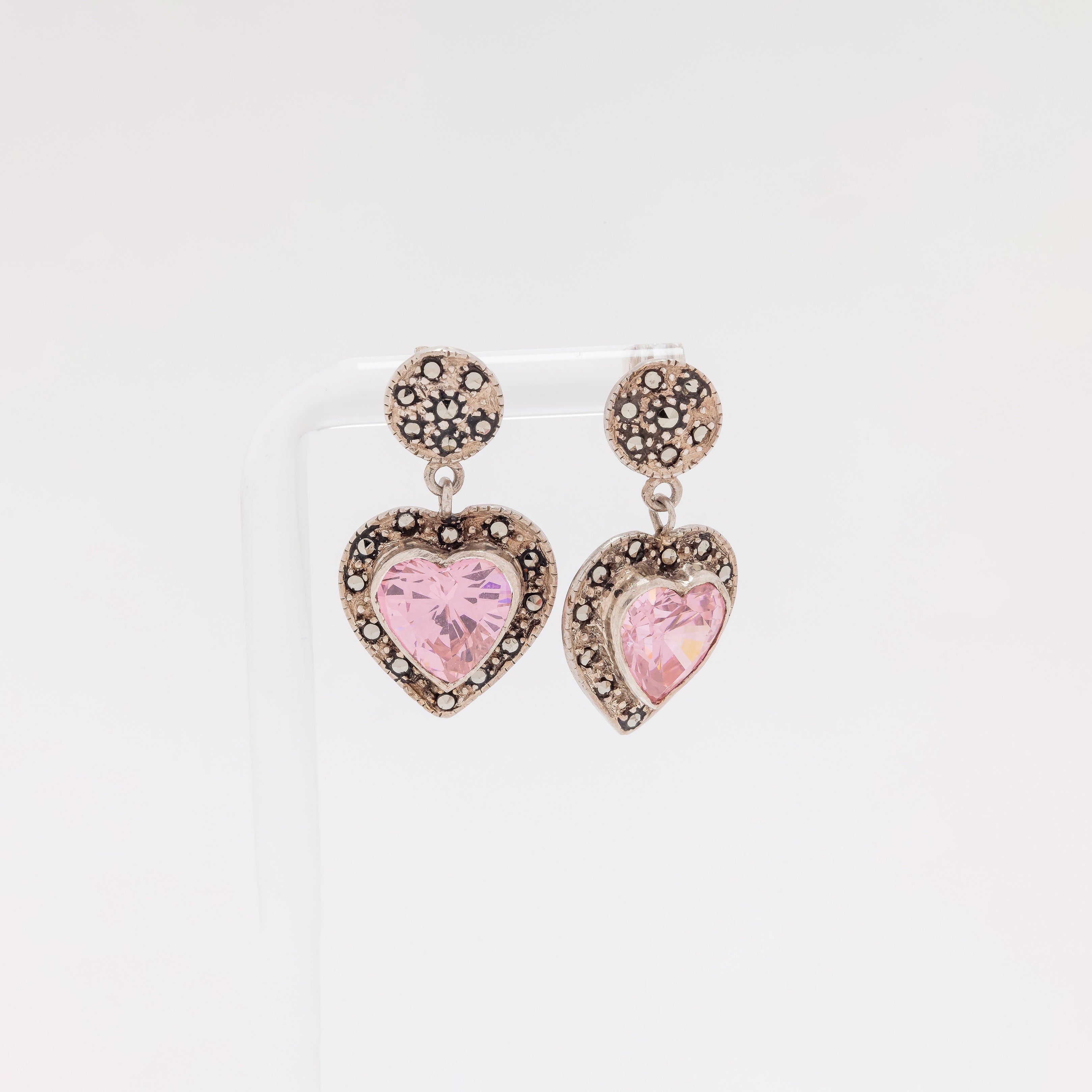 Pink Moon Crystal Power Earrings