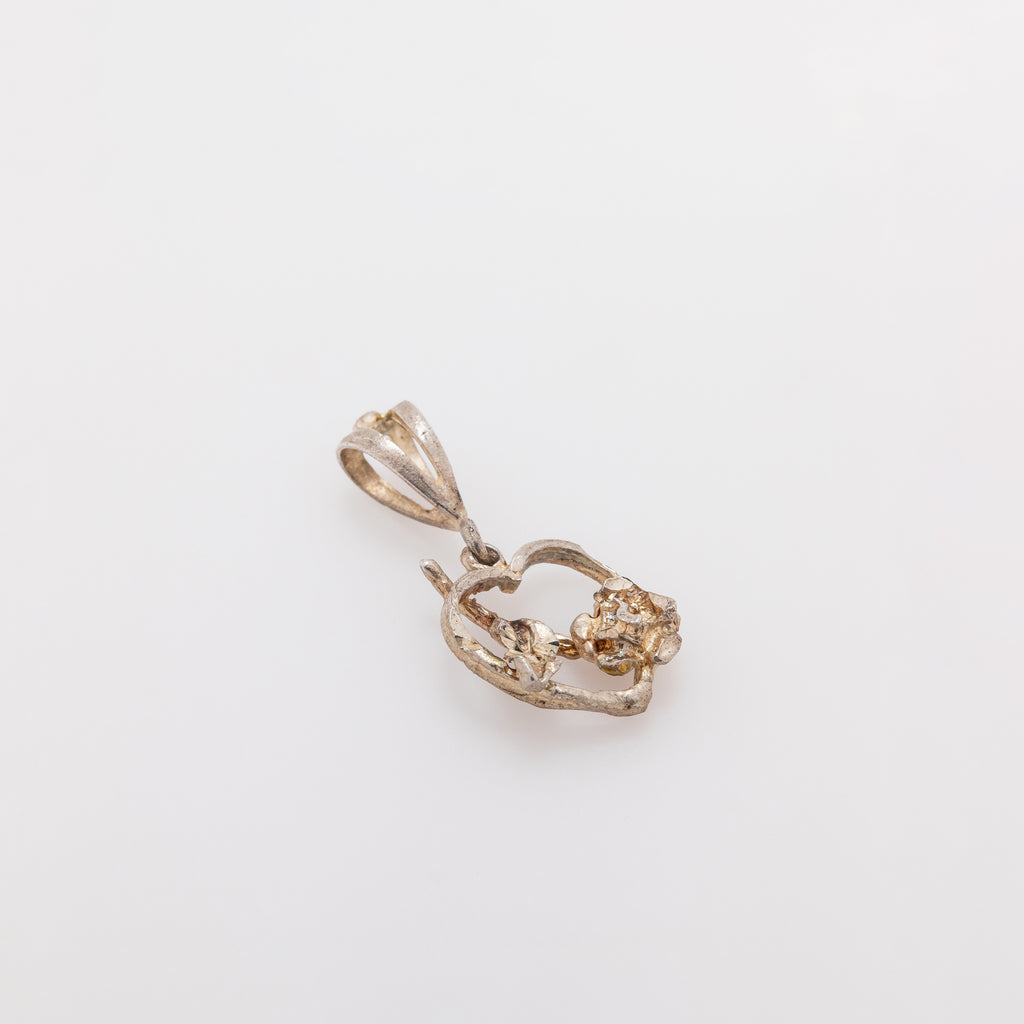 Rose-in-Heart Pendant Ver.2