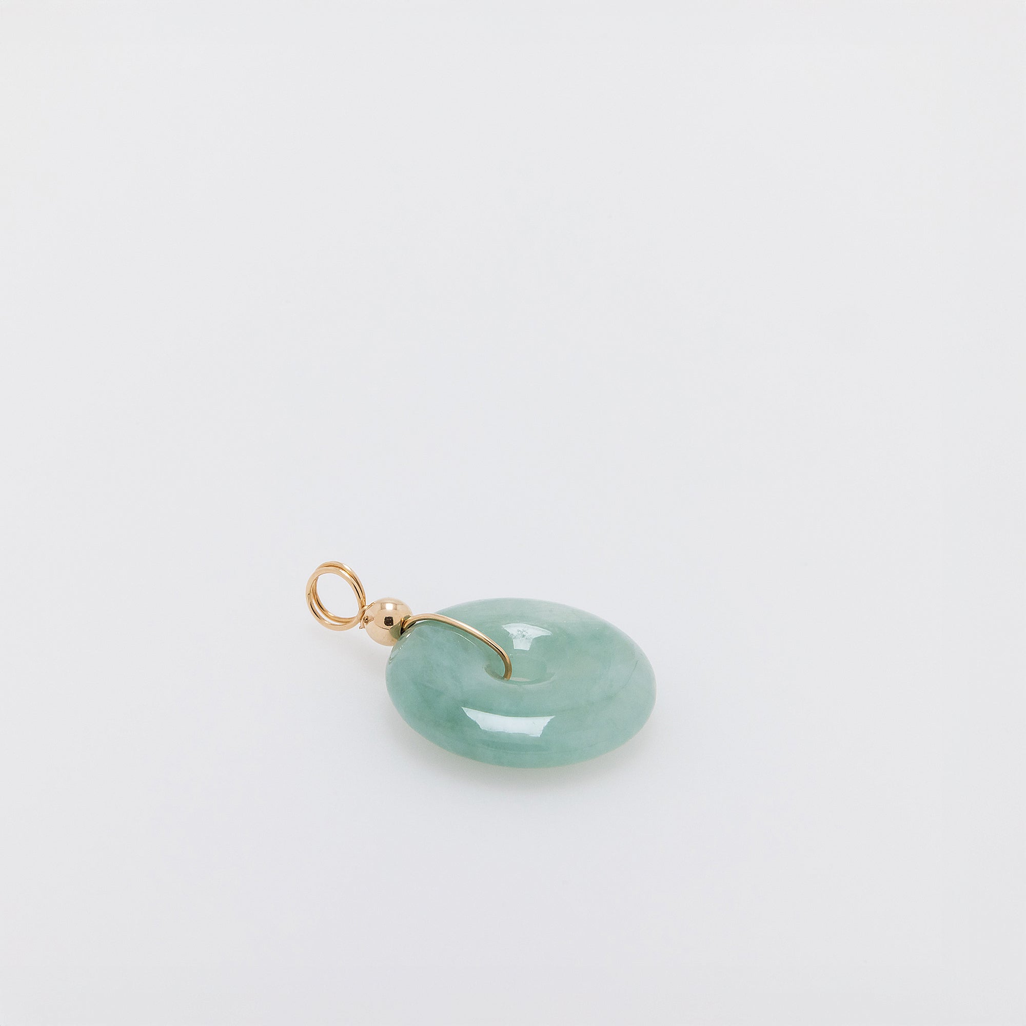 Serenity Jade Donut Pendant
