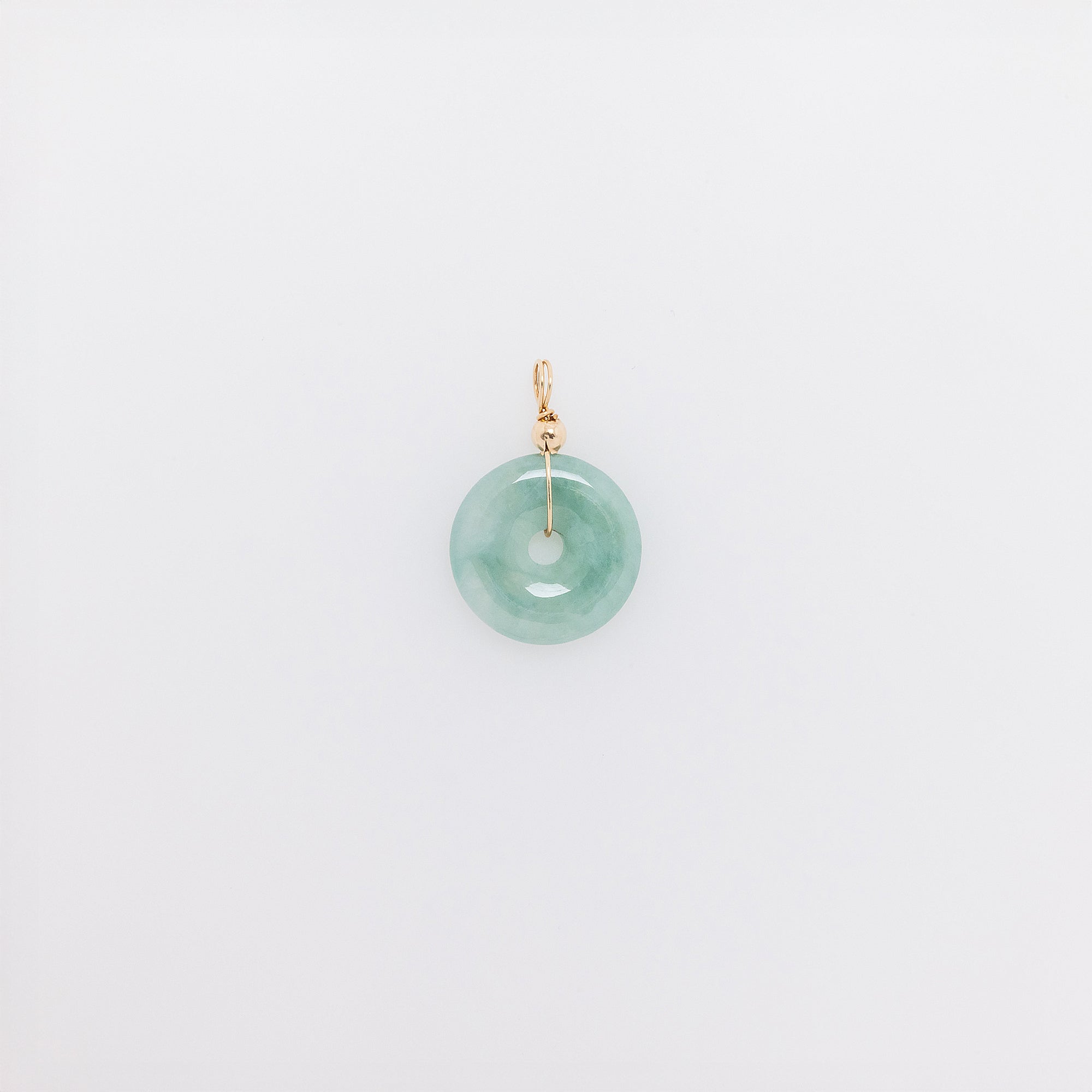 Serenity Jade Donut Pendant