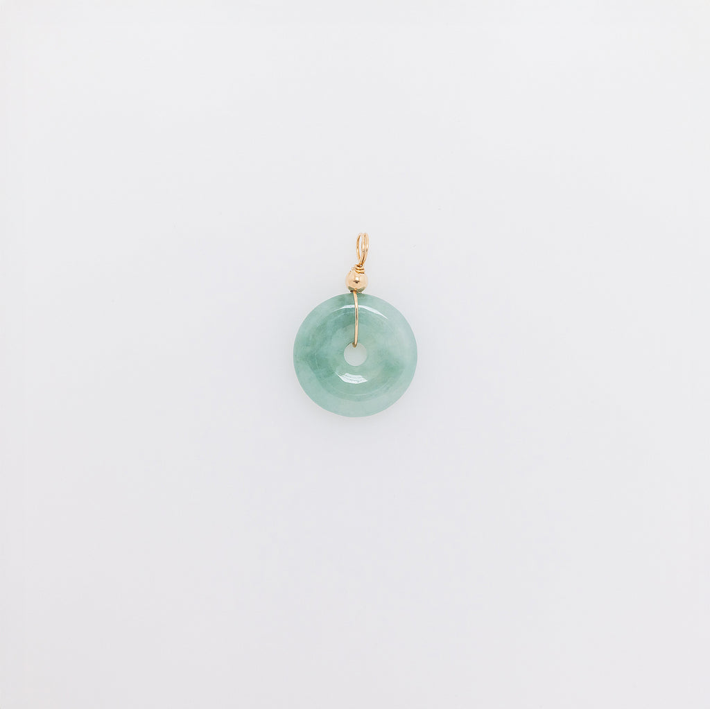 Serenity Jade Donut Pendant