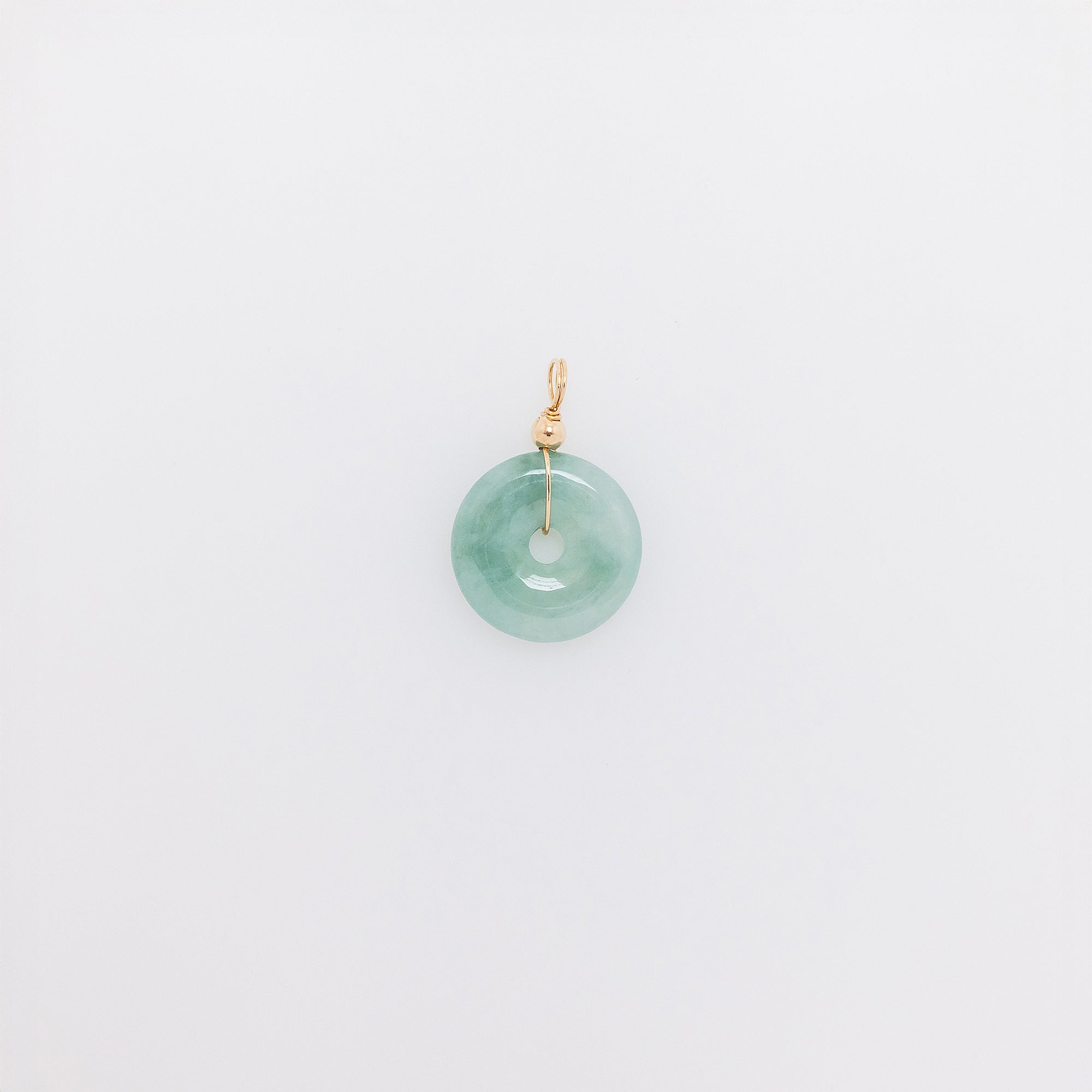 Serenity Jade Donut Pendant