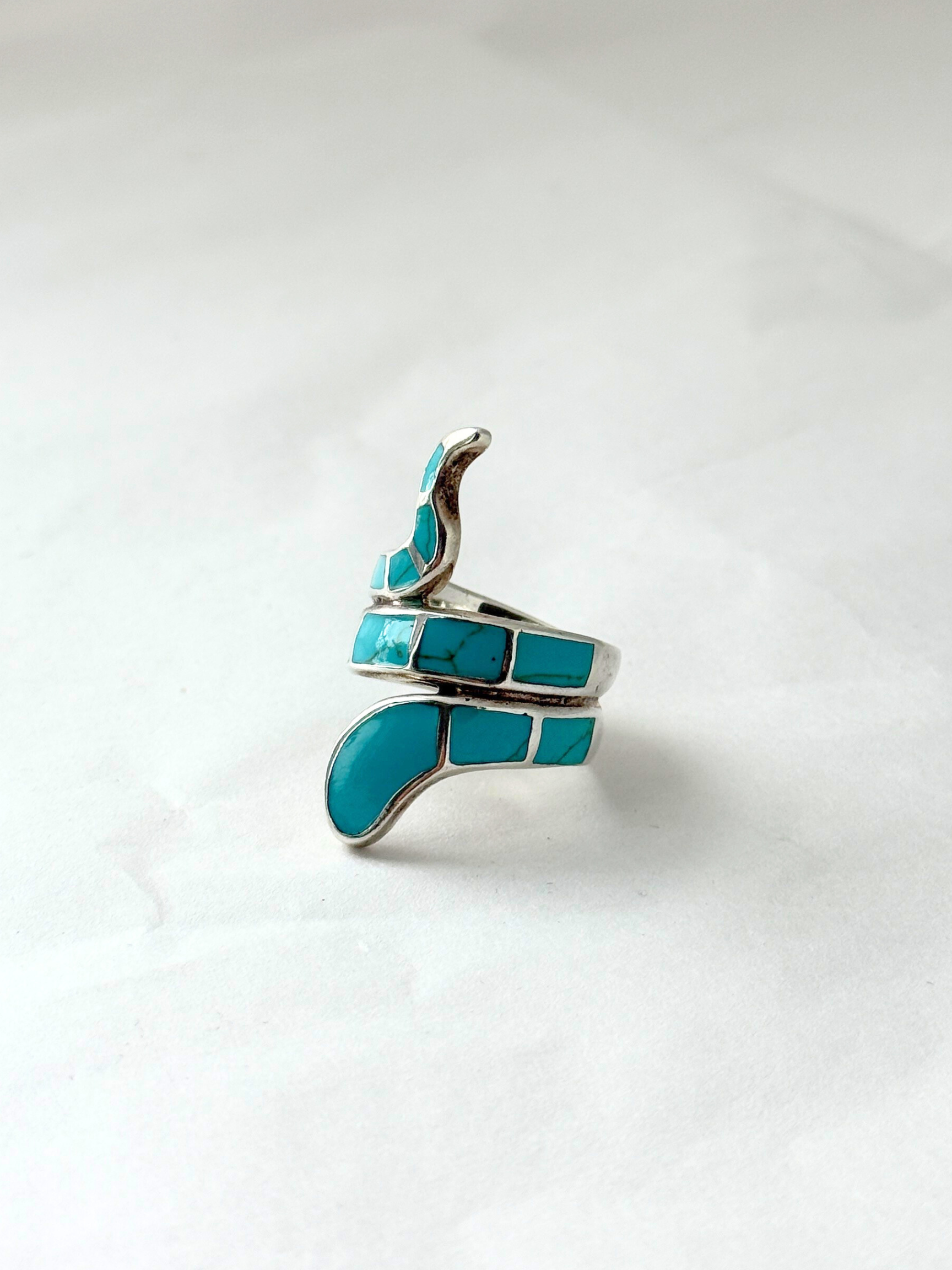 Turquoise Snake Ring