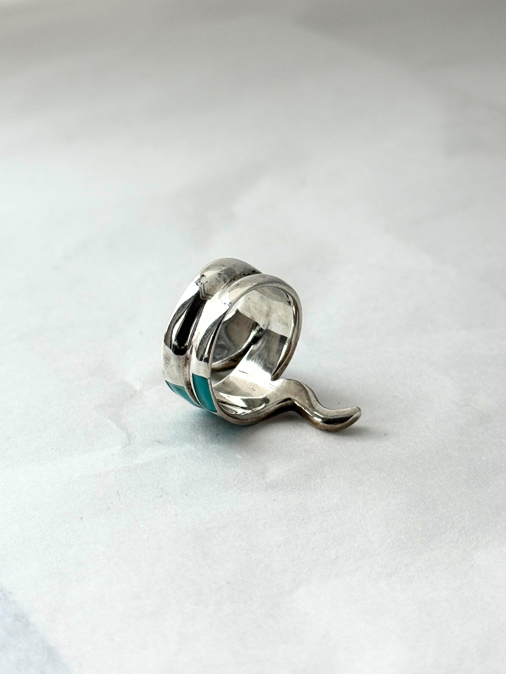 Turquoise Snake Ring